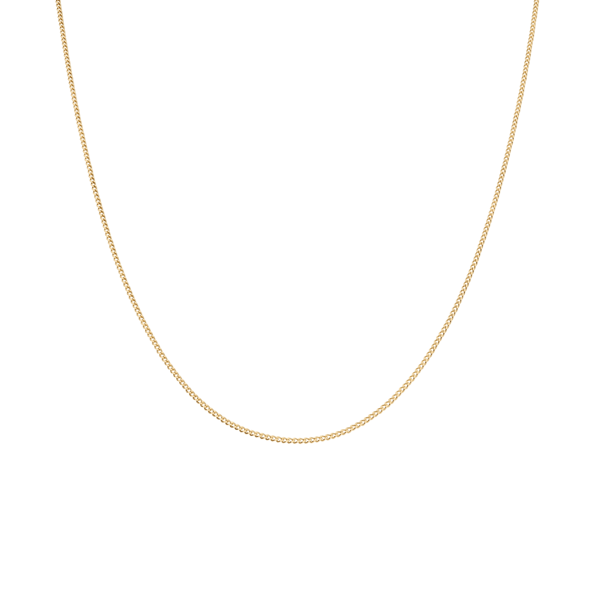 Curb chain 36cm 18K gold