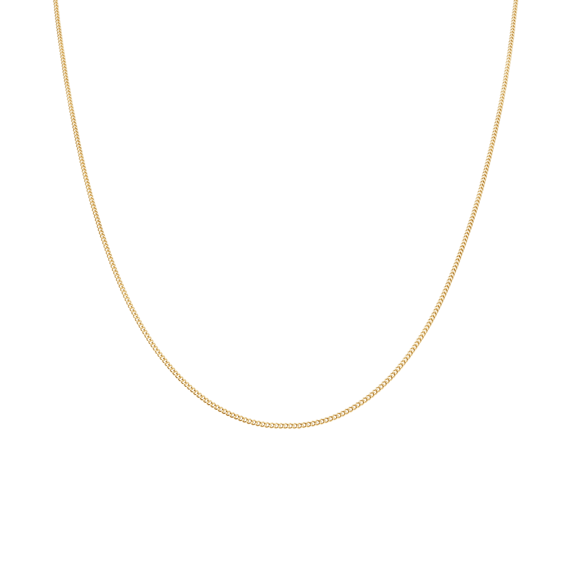 Pansarlänk 43cm 18K guld