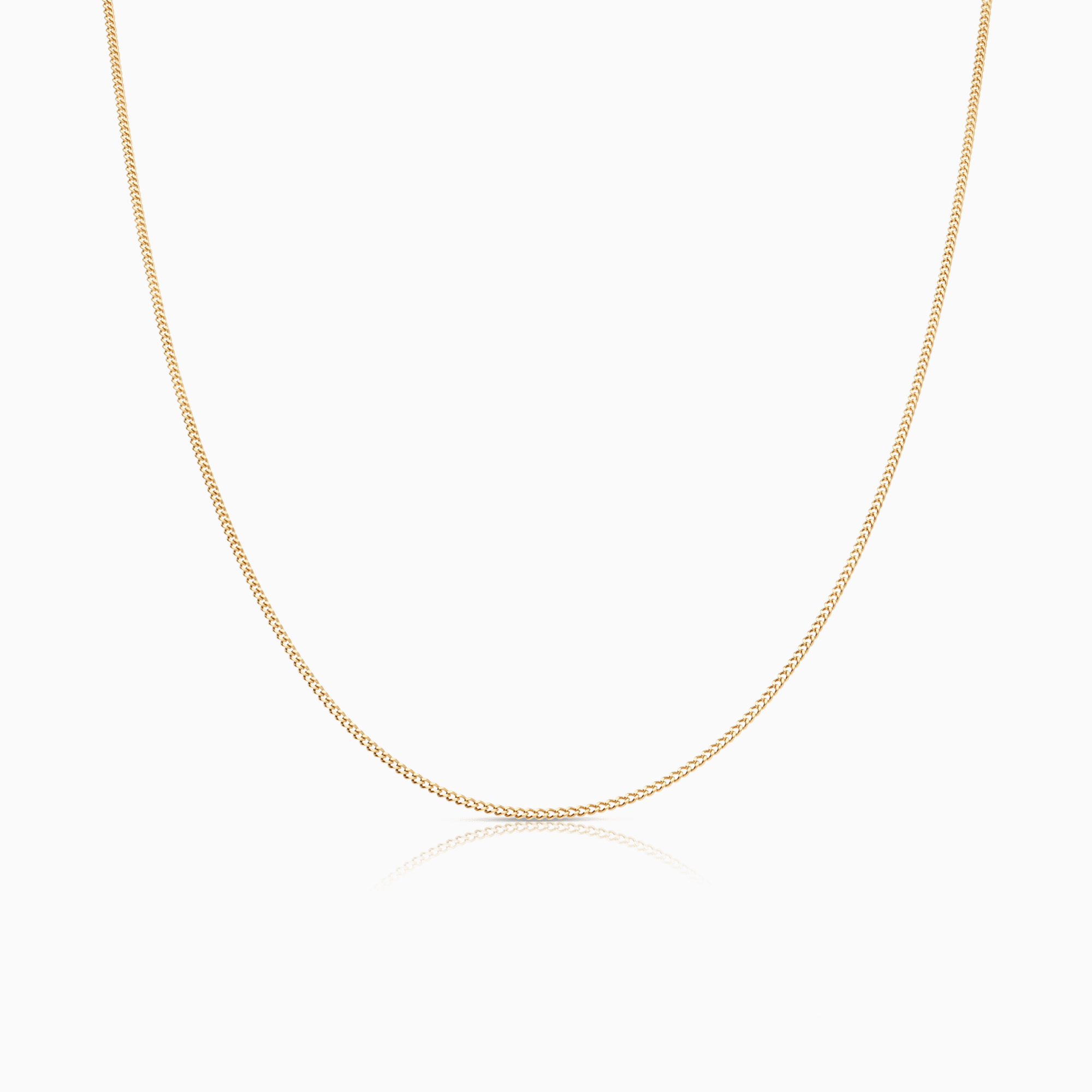 Pansarlänk 40cm 18K guld