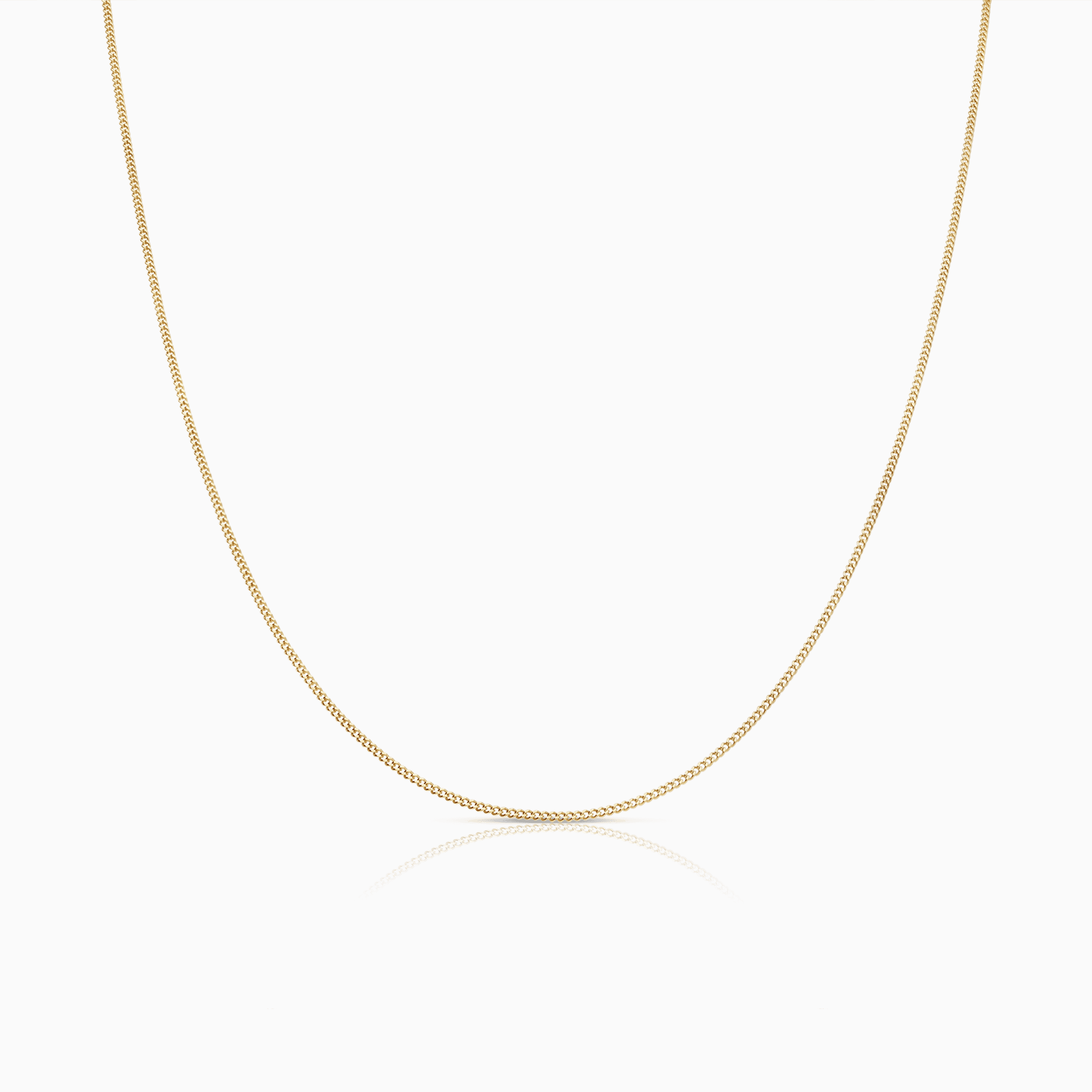 Curb chain 42cm 18K gold