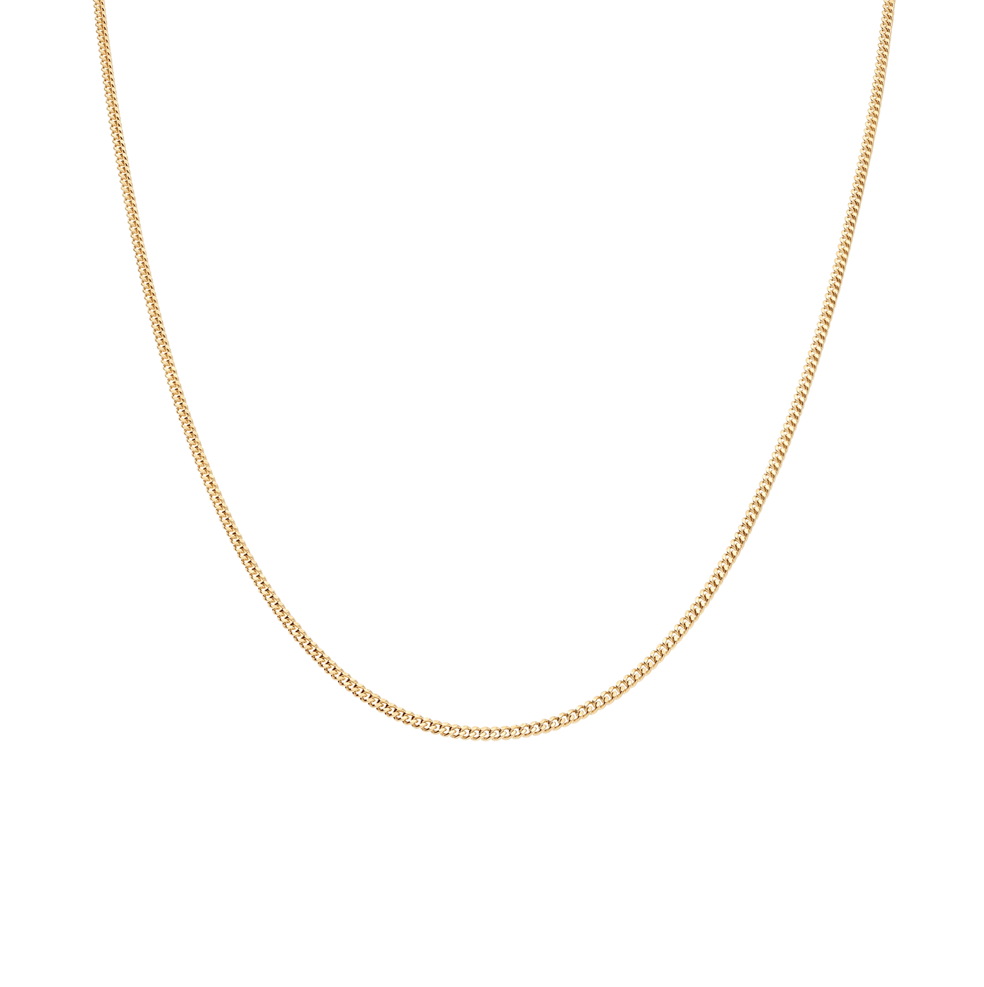 Pansarkedja 40cm 18K guld