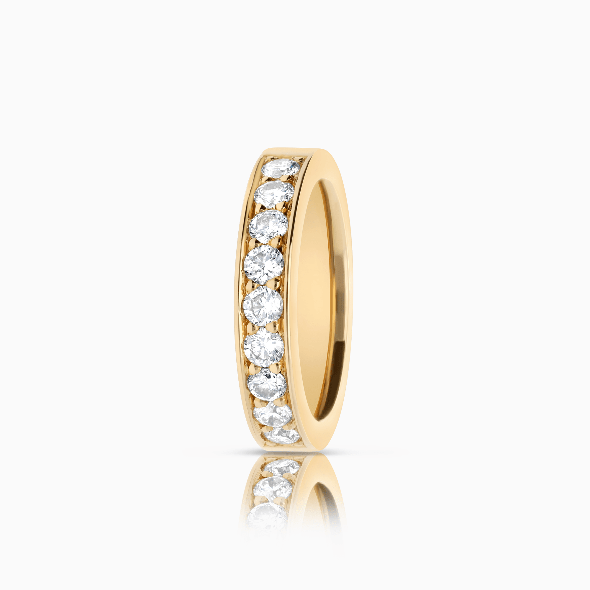 Kvartsallians 0,63ct 18K