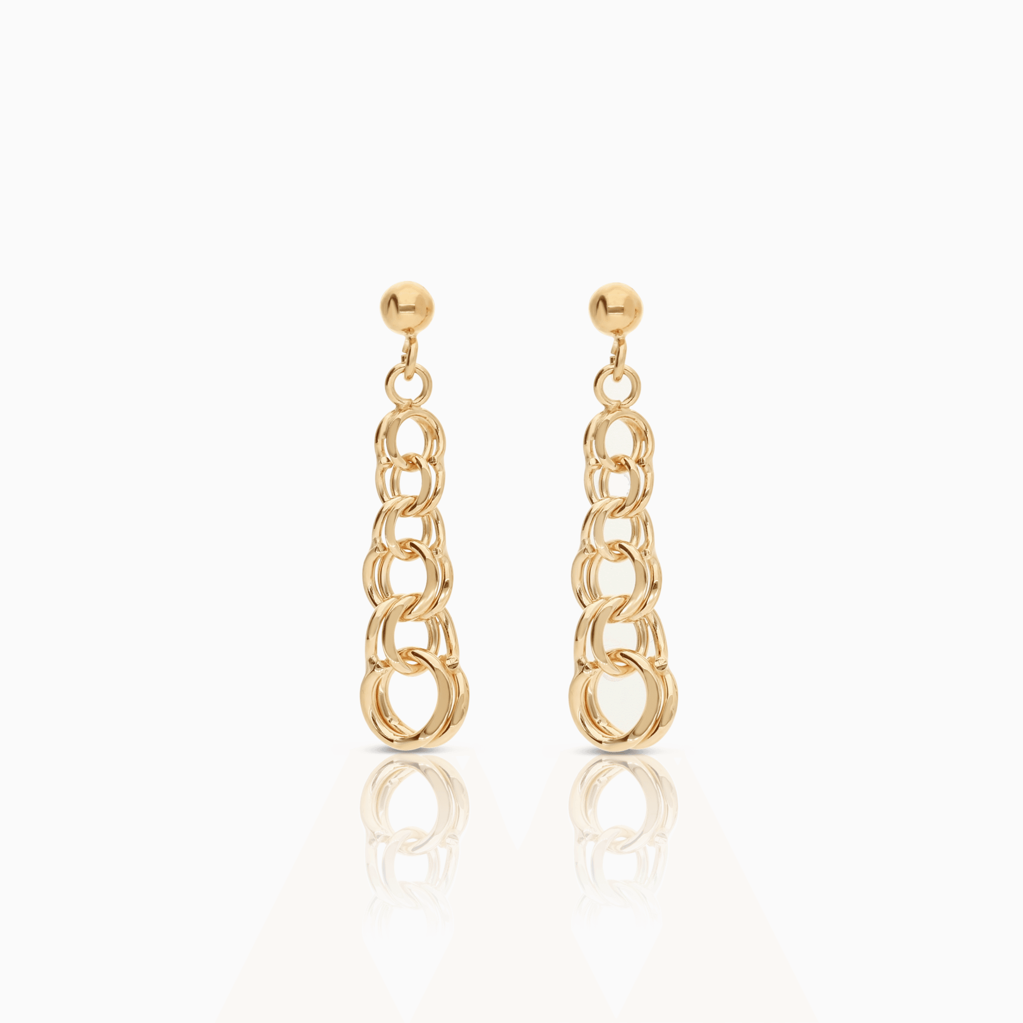 Bismarck Earrings 2.18g 18K Gold