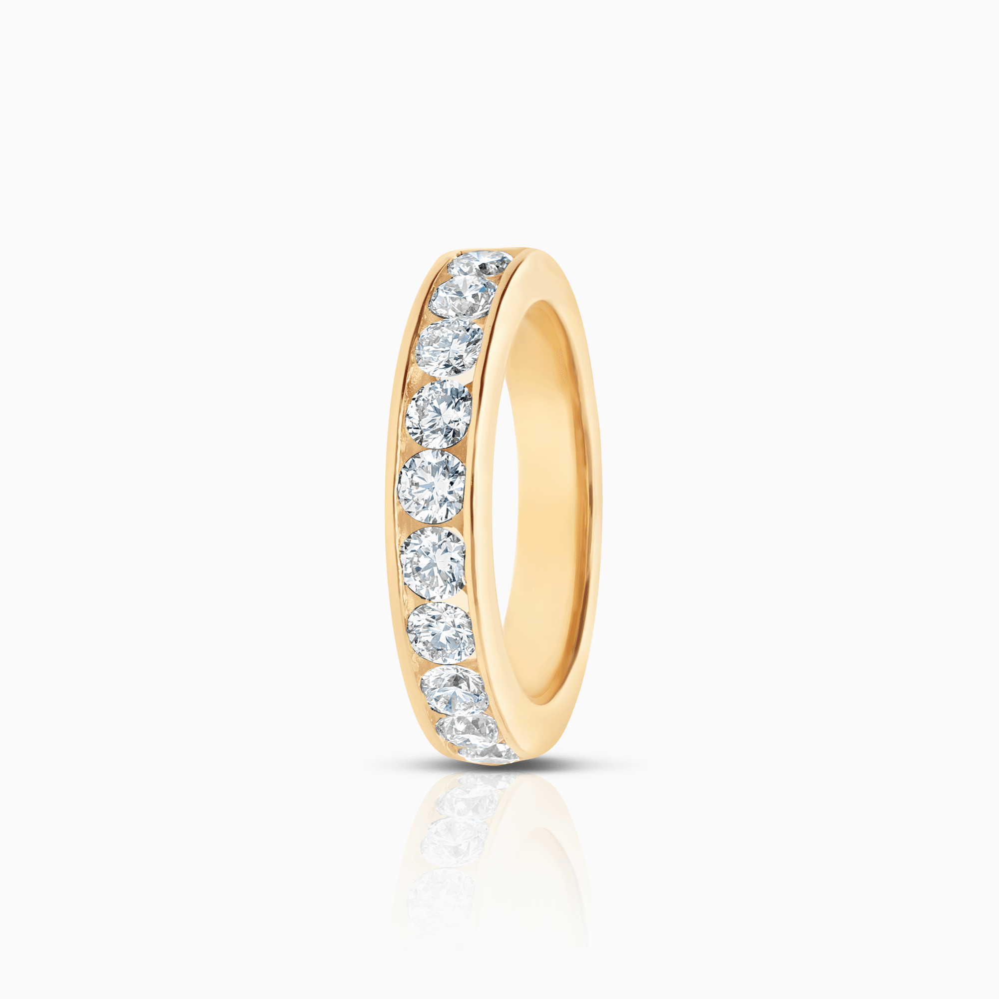 Alliansring 0,90ct 18K guld