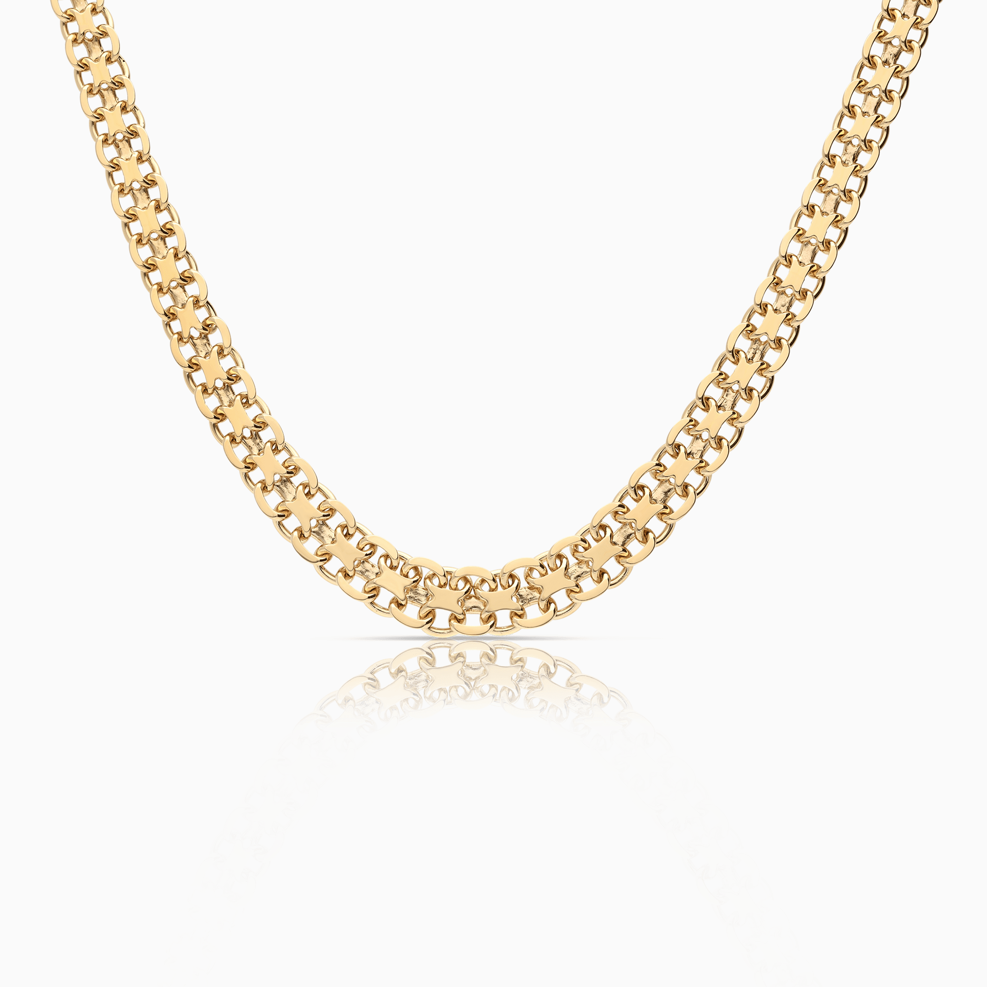 X-Link Necklace 29.40g 18K Gold