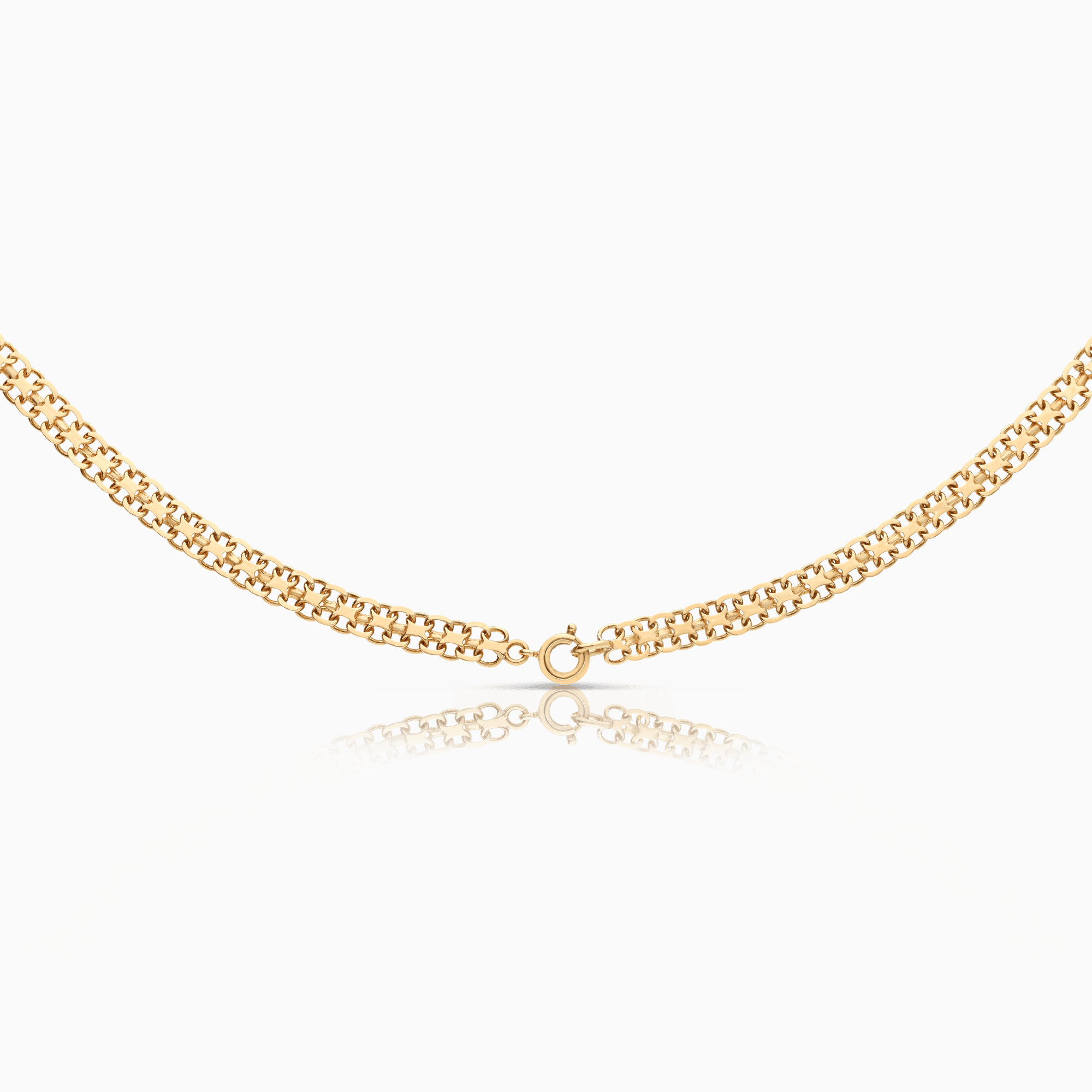 X-link necklace 14.60g 18K gold