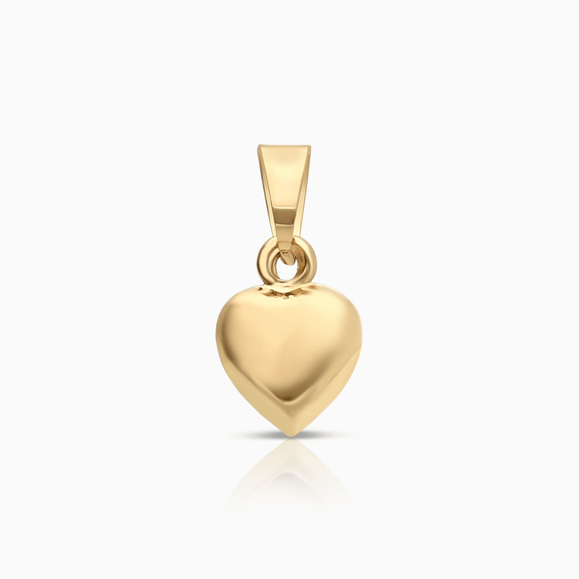 Heart pendant 0.36g 18K gold
