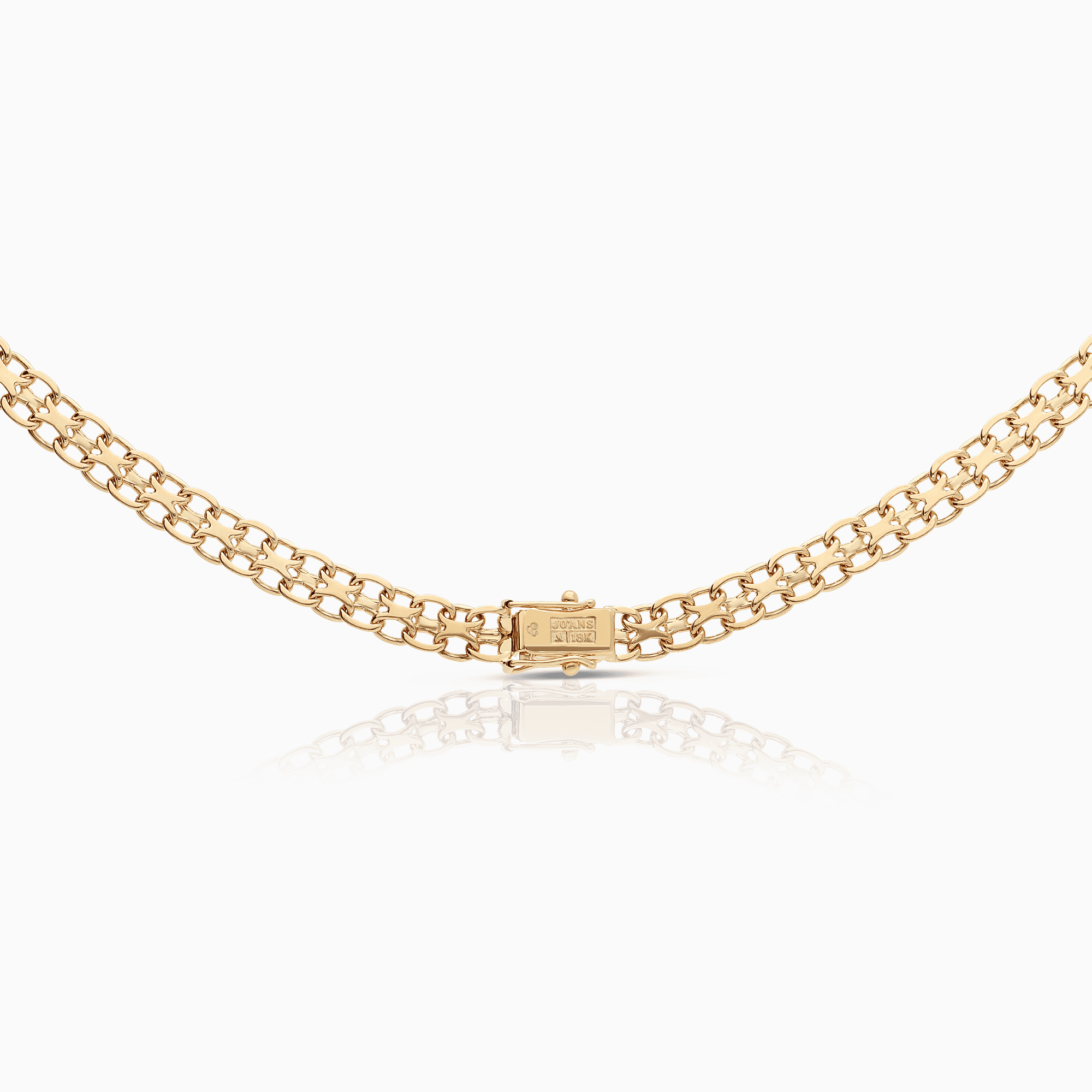 X-link necklace 26.95g 18K gold