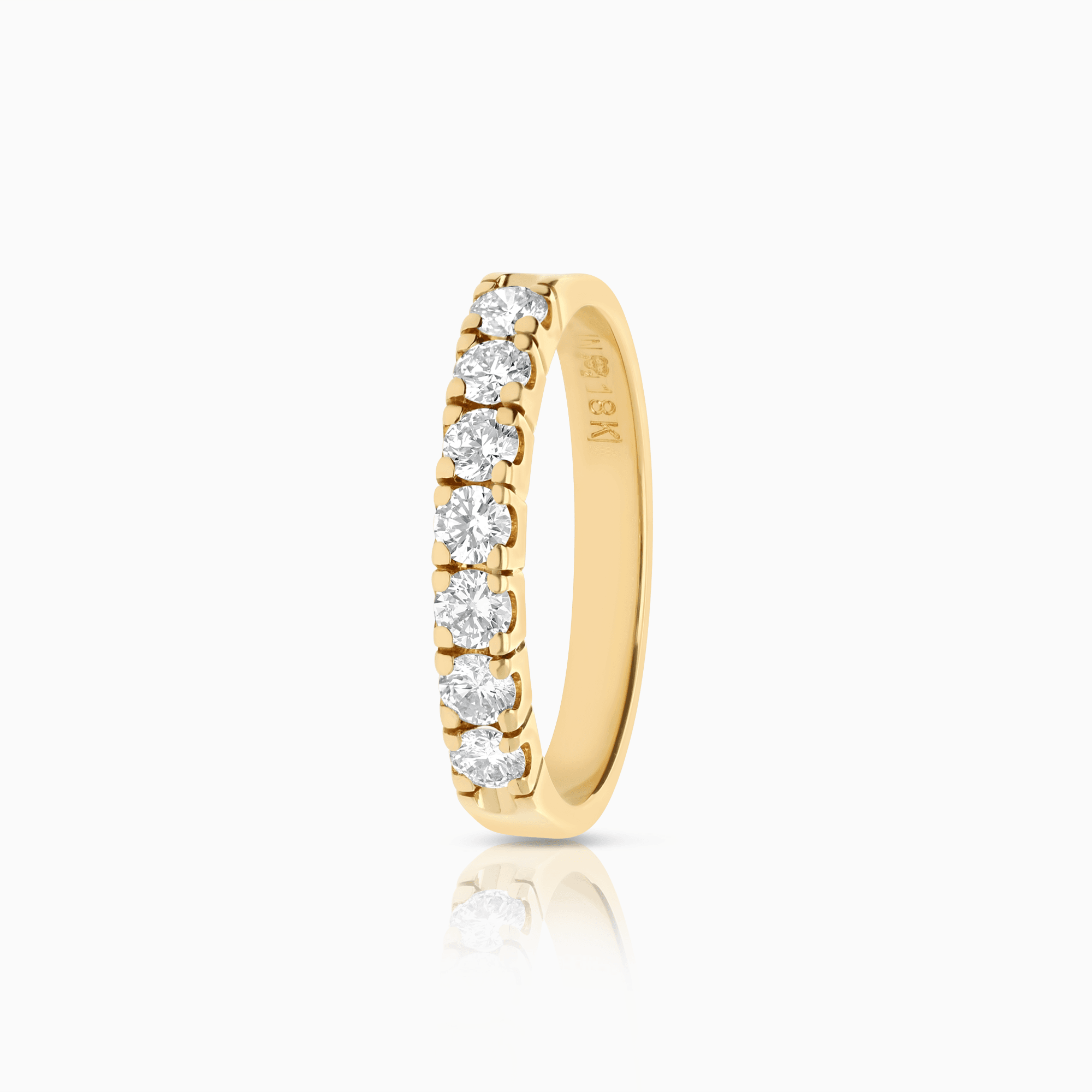 Eternity ring 0.49ct 18K