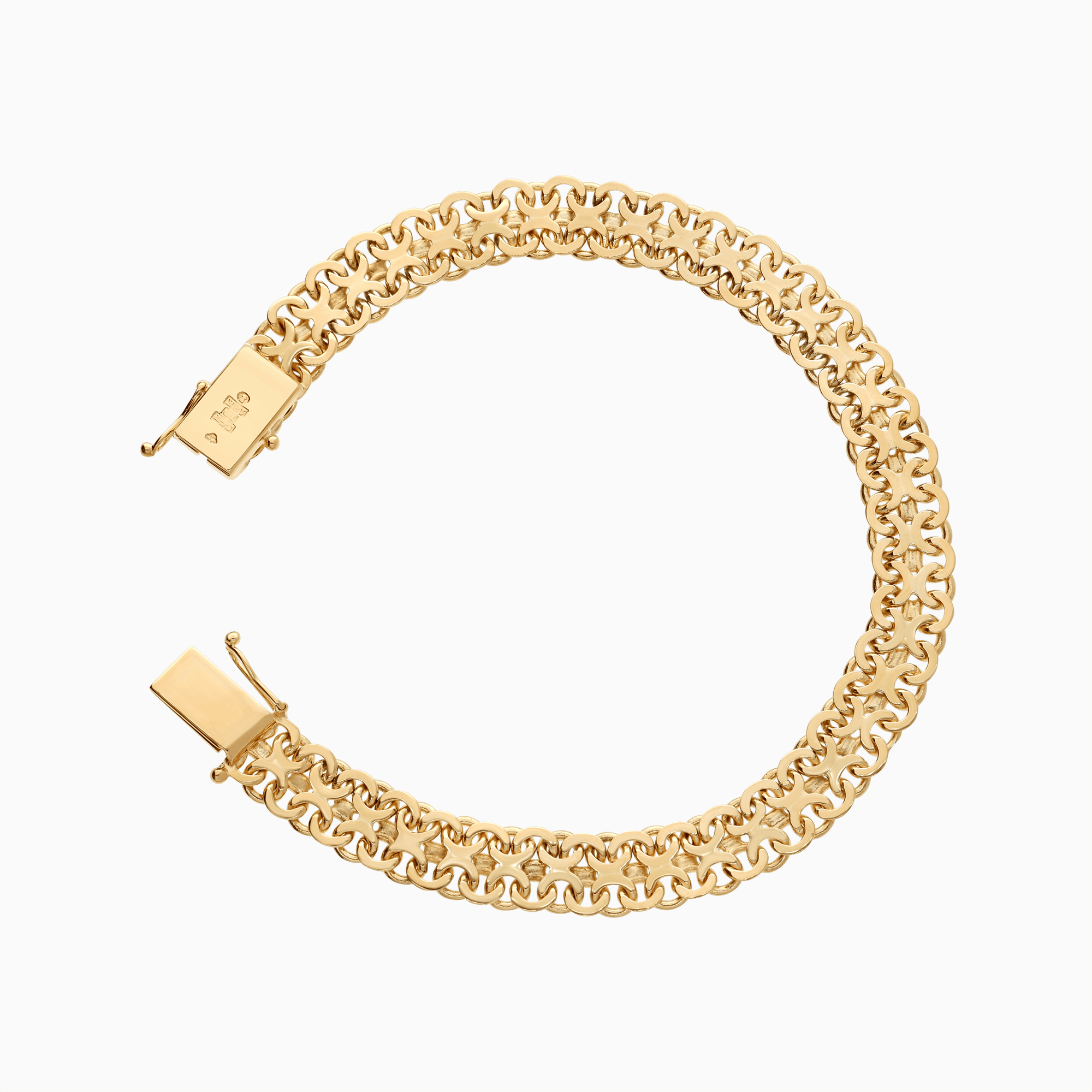 X-länk armband 14,34g 18K guld