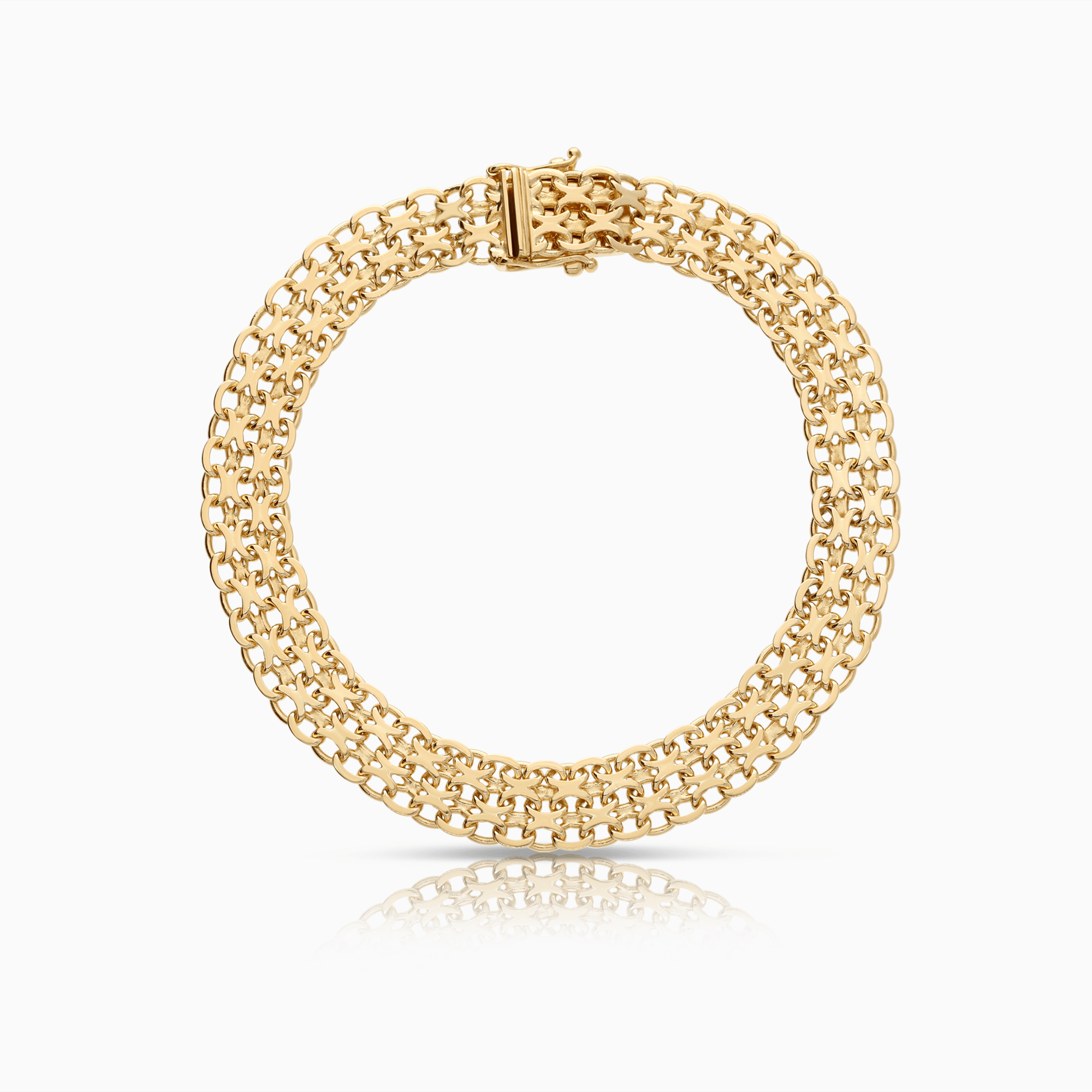 X-link bracelet 15.27g 18K gold