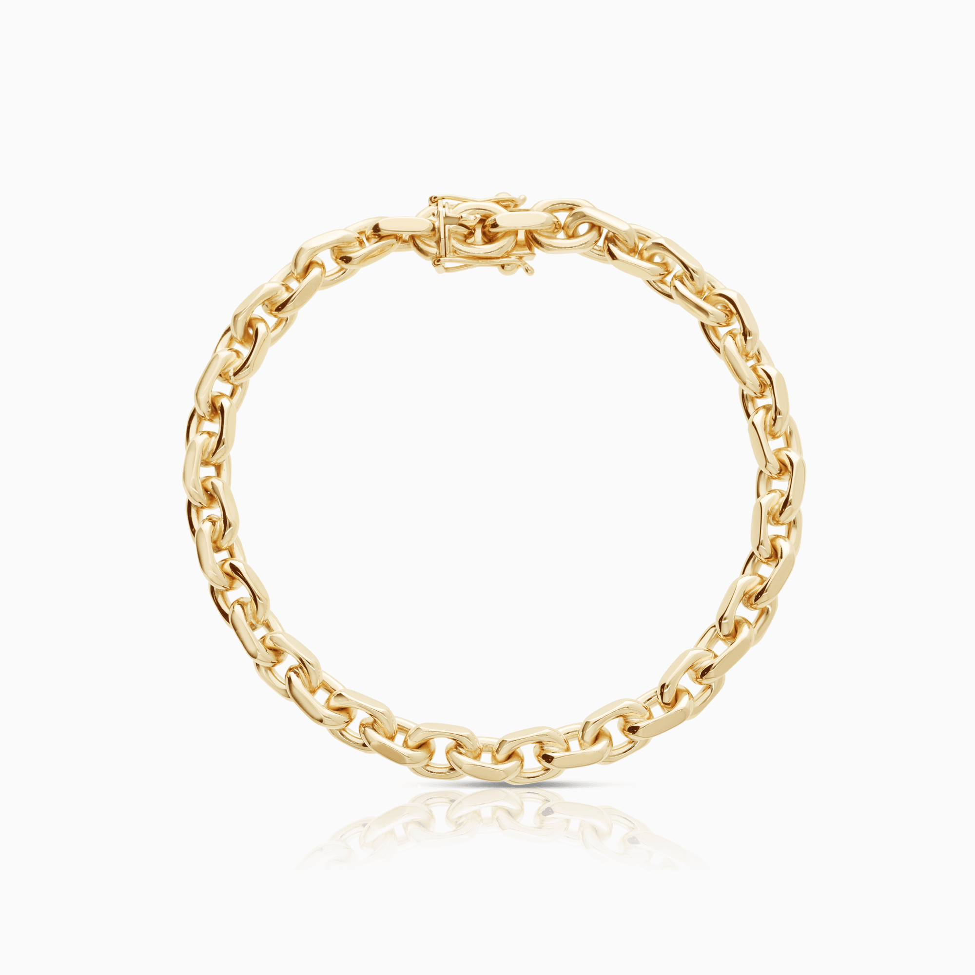Cable bracelet 30.90g 14K gold
