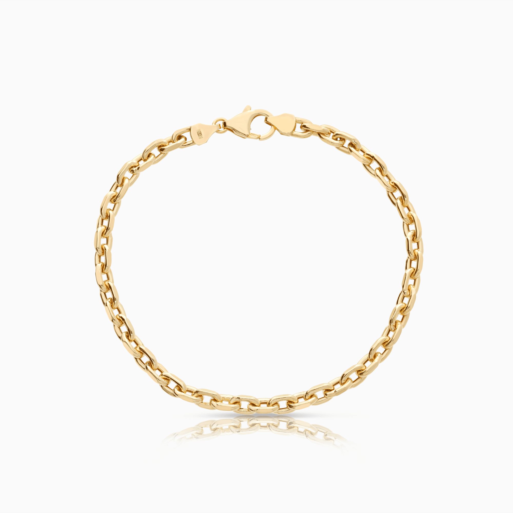 Cable bracelet 6.80g 18K gold