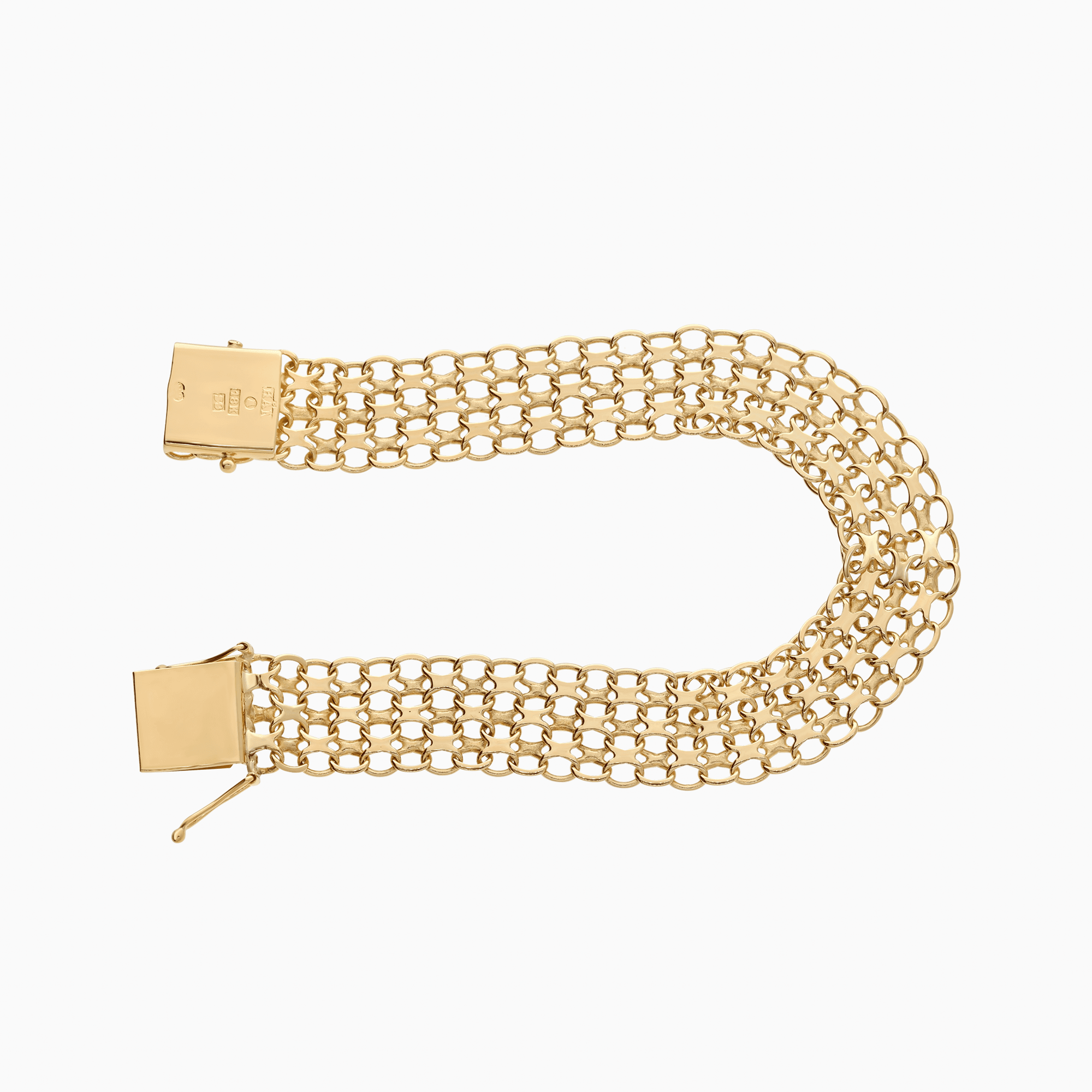 X-link bracelet 16.55g 18K gold