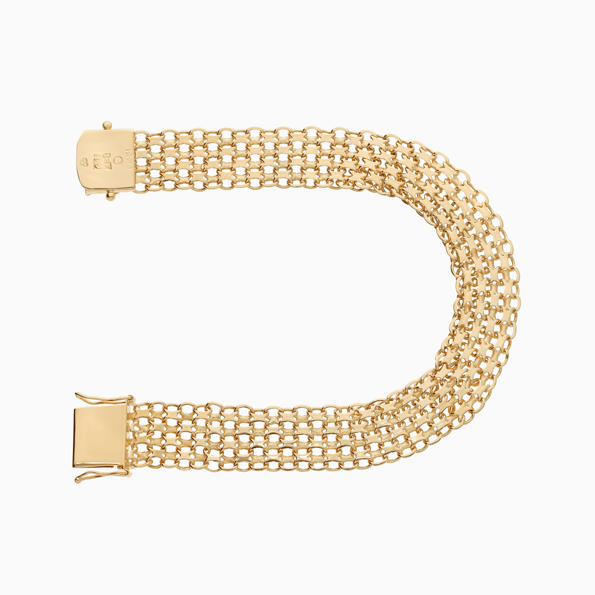 X-link bracelet 22.58g 18K gold