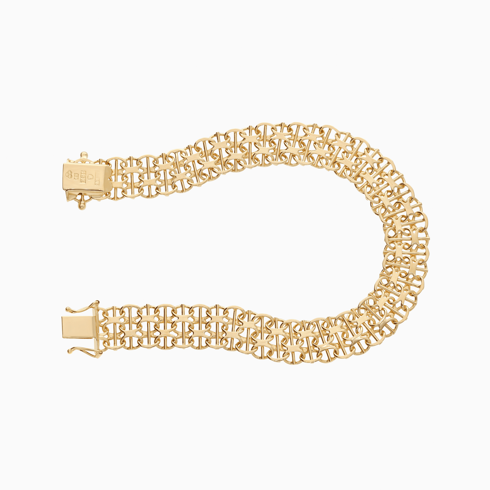 X-länk armband 14,85g 18K guld