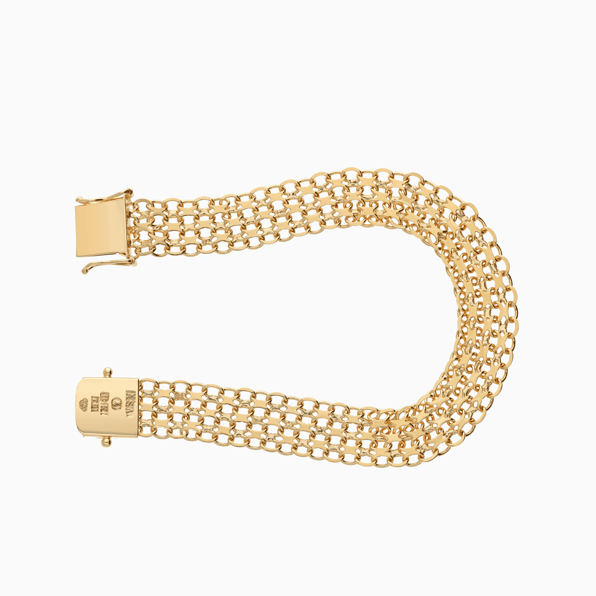 X-länk armband 16,0g 18K guld
