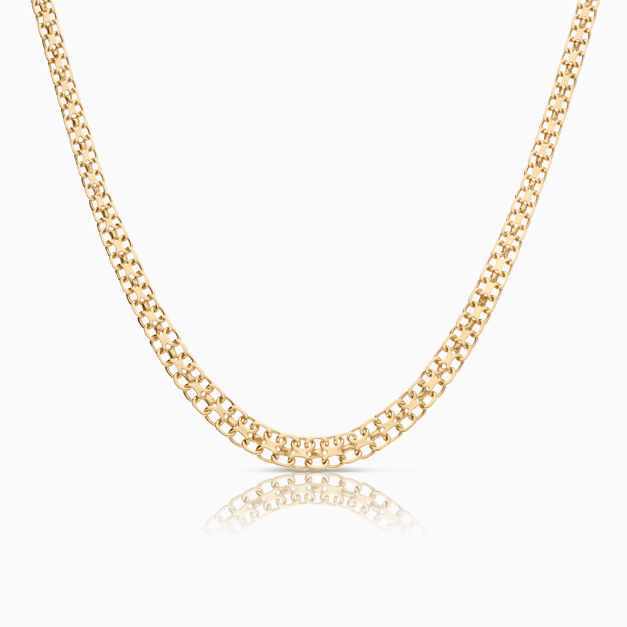 X-link necklace 13.70g 18K gold