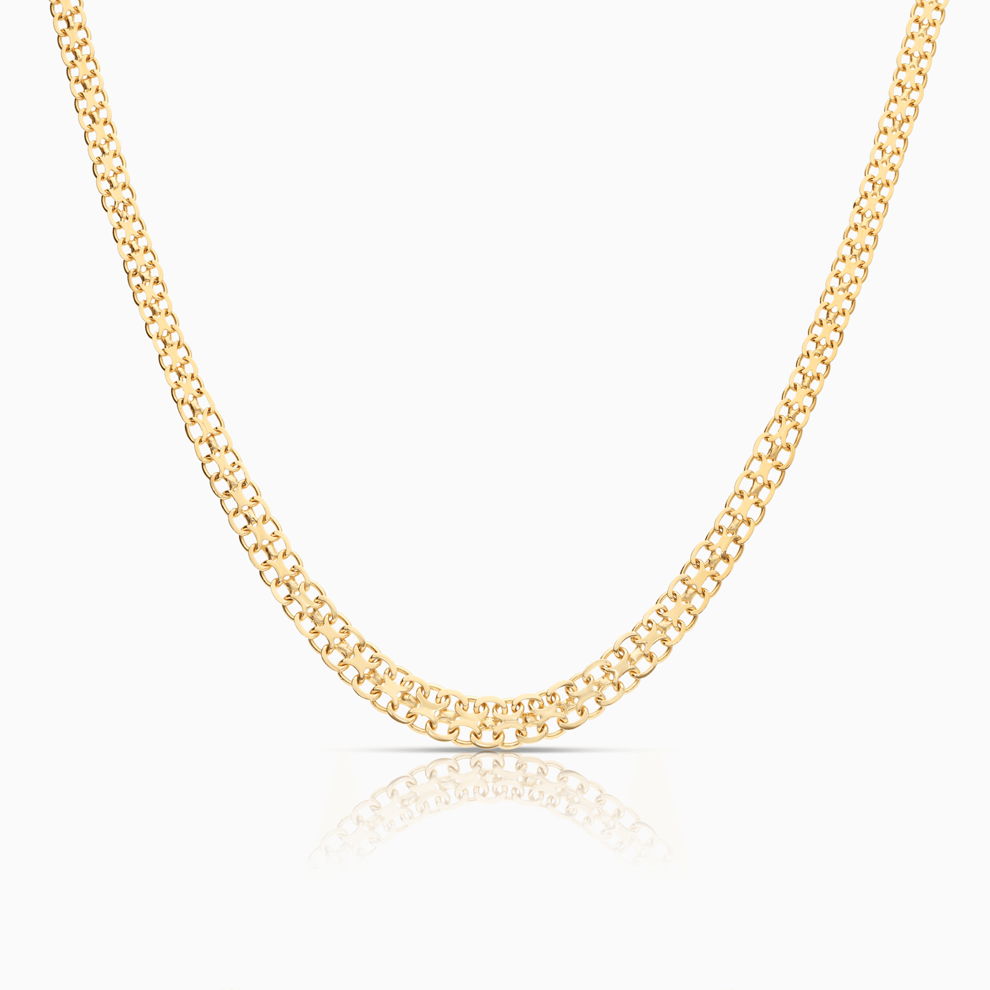 X-Link Necklace 12.18g 18K Gold