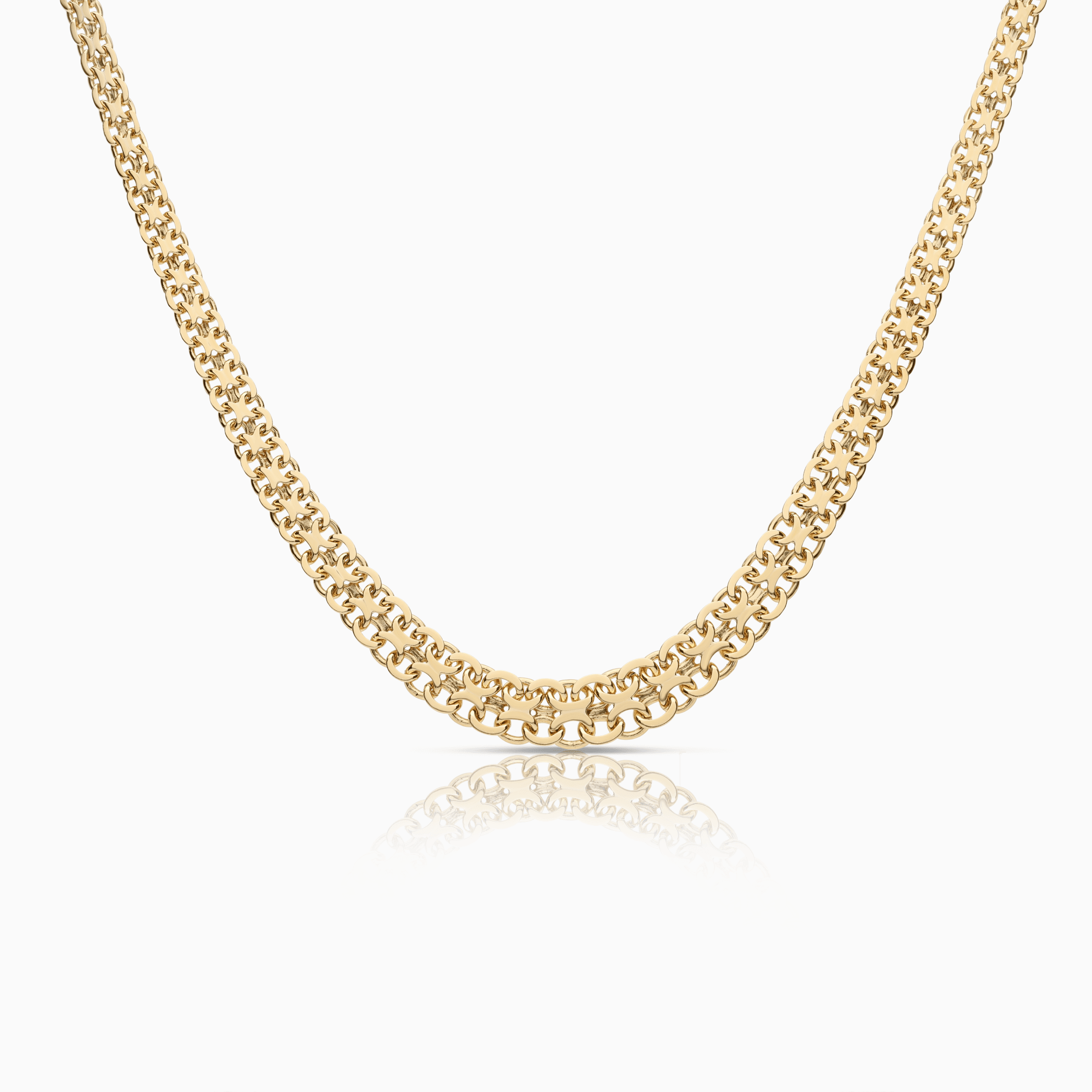 X-länk halsband 21,42g 18K guld