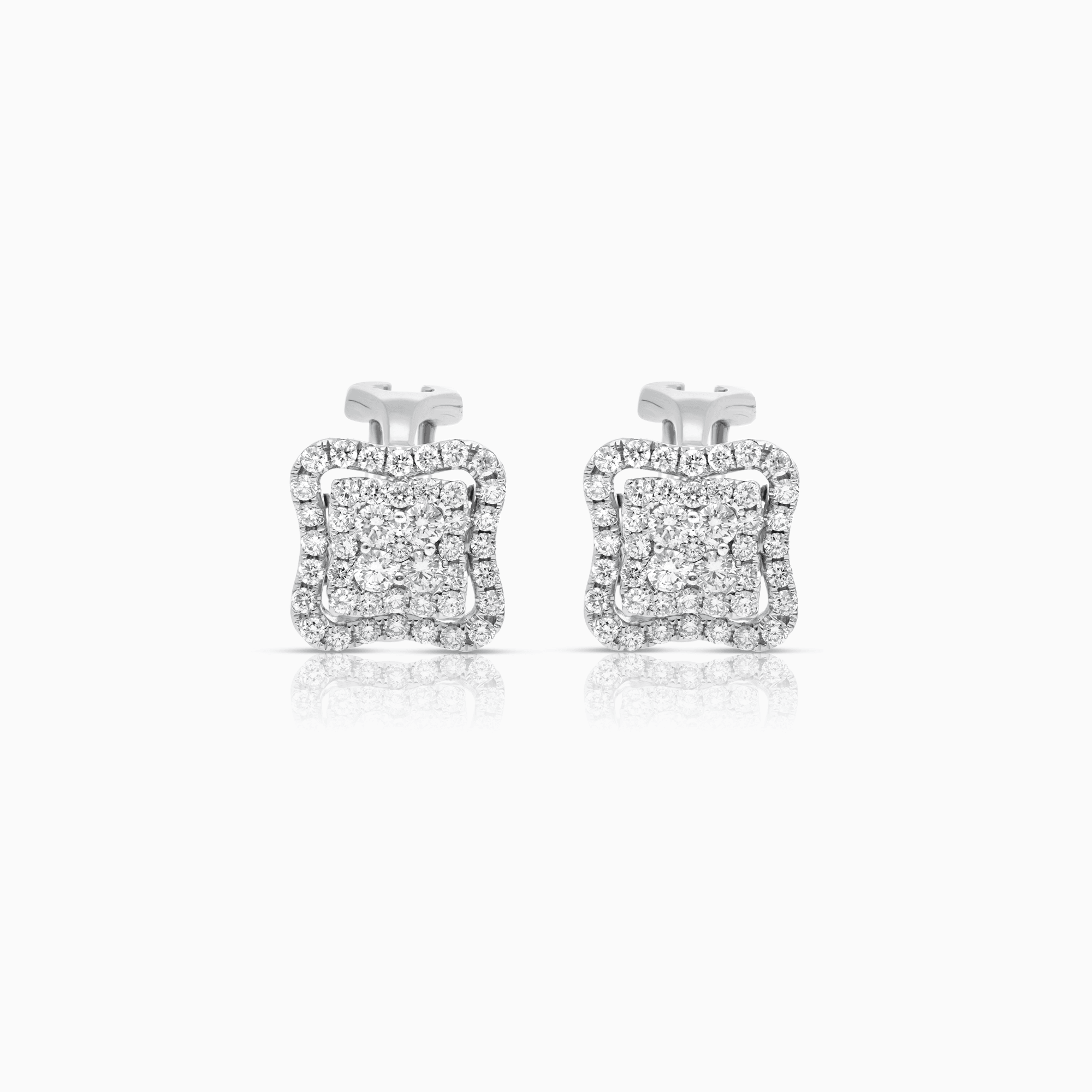 Diamond earrings 2.00ct 18K
