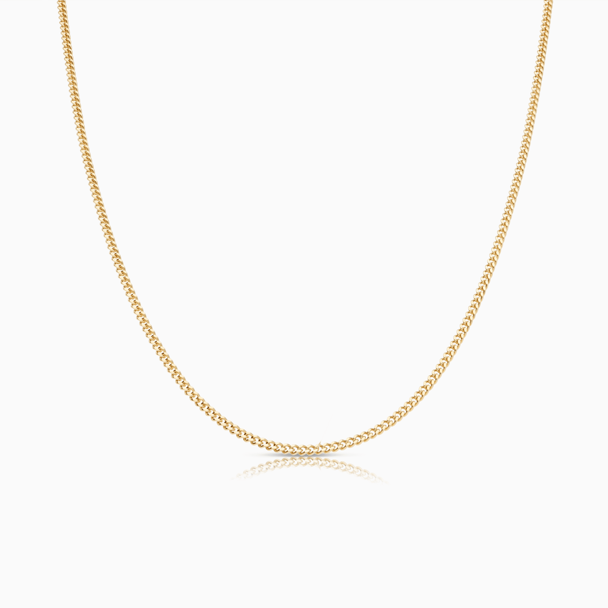Curb chain 46.5cm 18K gold