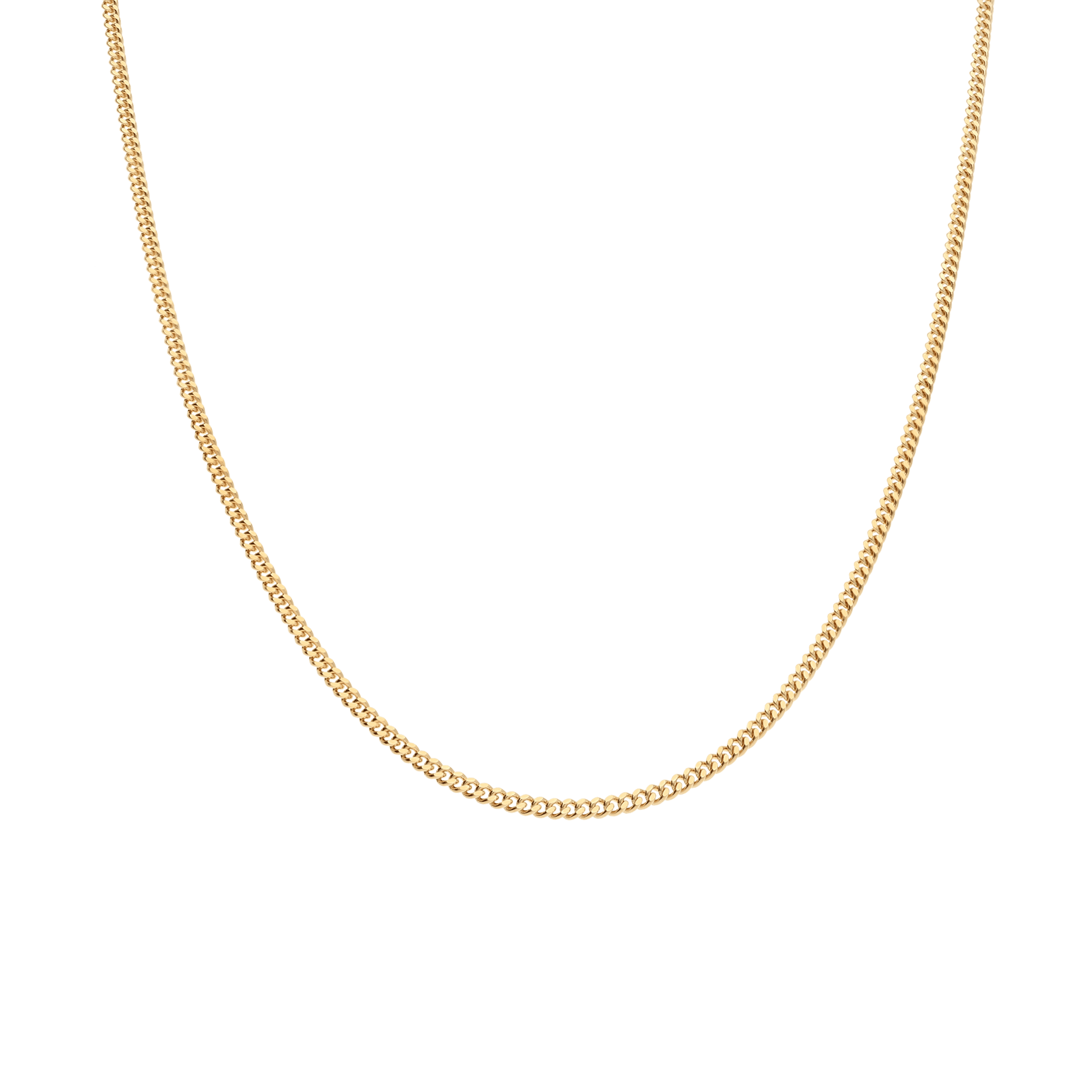 Curb chain 46.5cm 18K gold