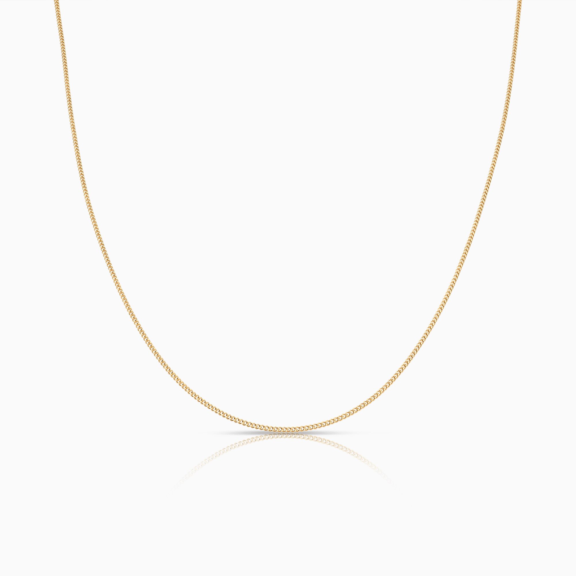Curb chain 36cm 18K gold