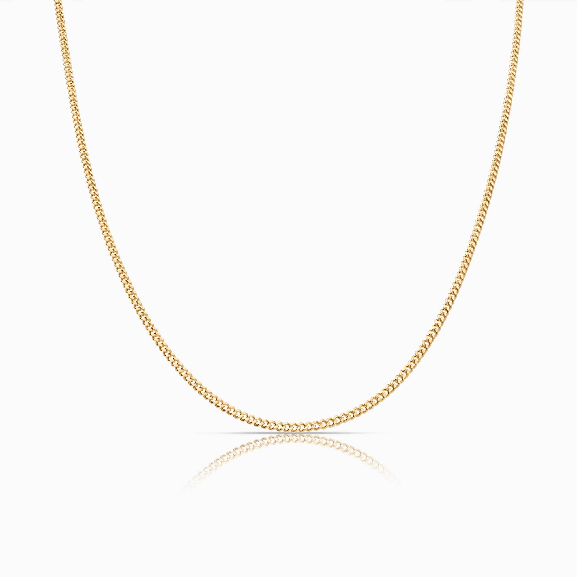 Curb chain 44.5cm 18K gold
