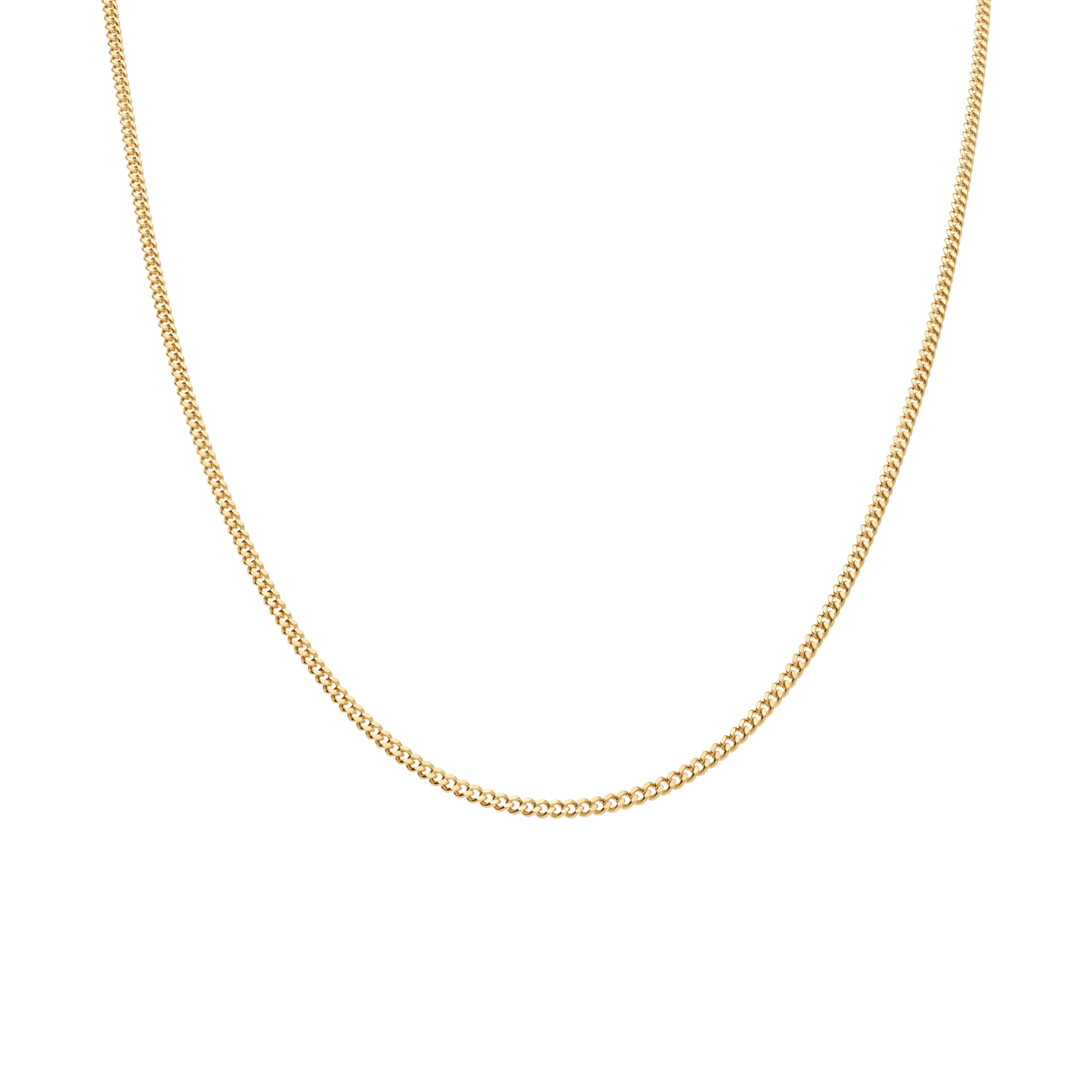 Curb chain 44.5cm 18K gold