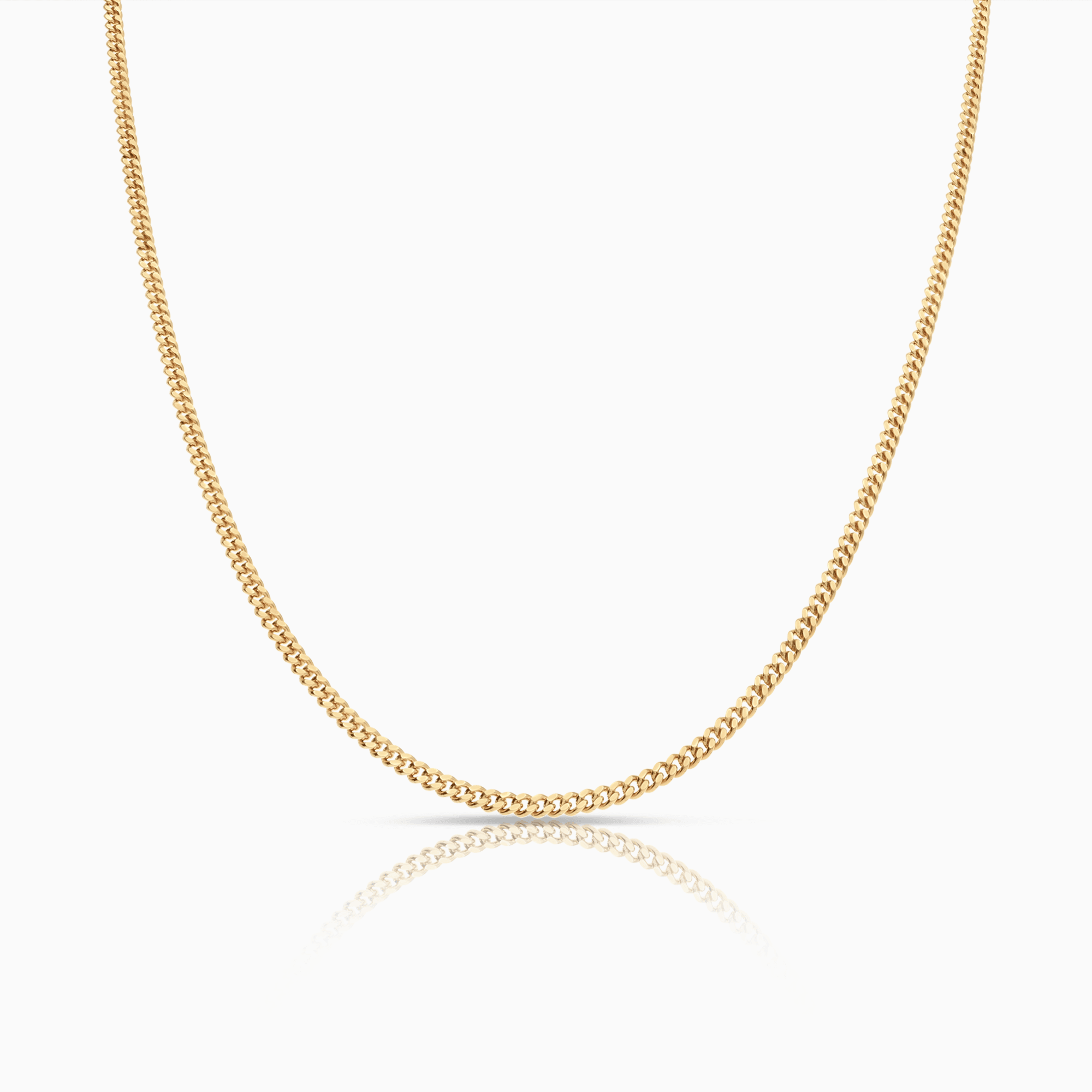 Pansarlänk 46cm 18K guld
