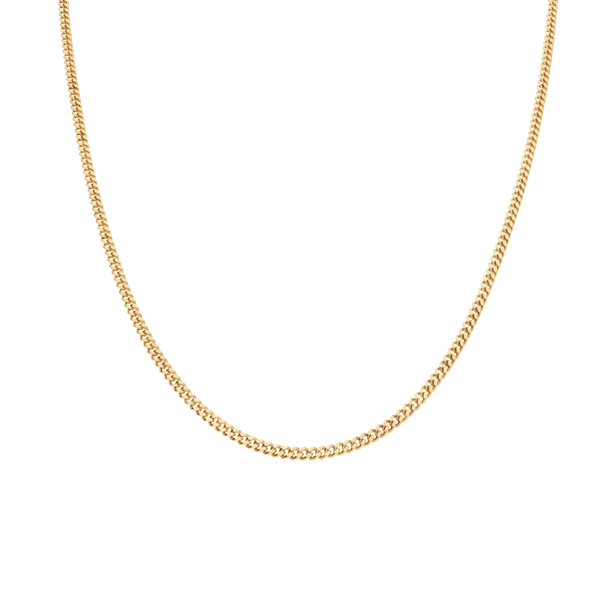 Pansarlänk 46cm 18K guld