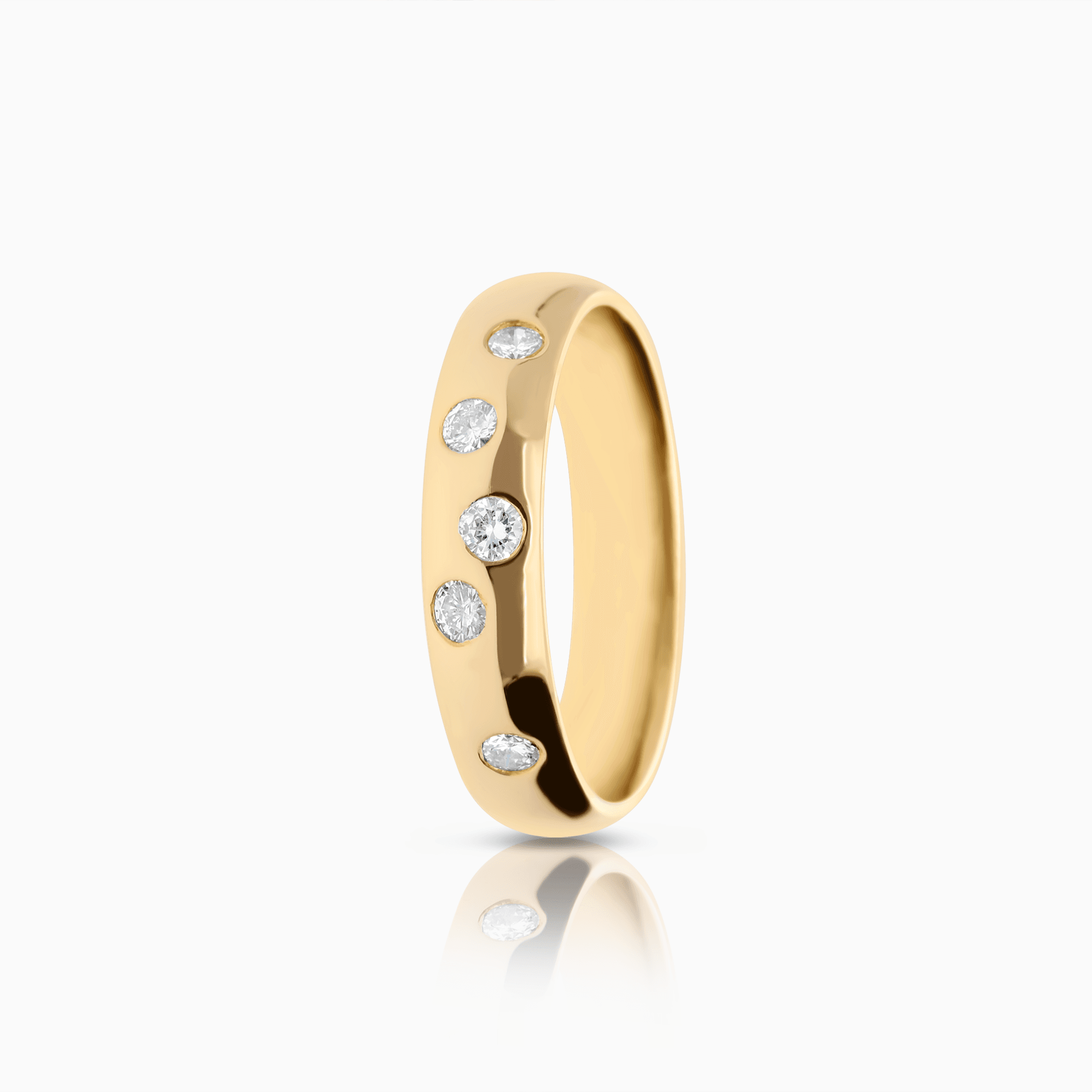Diamond ring 0.15ct 18K gold