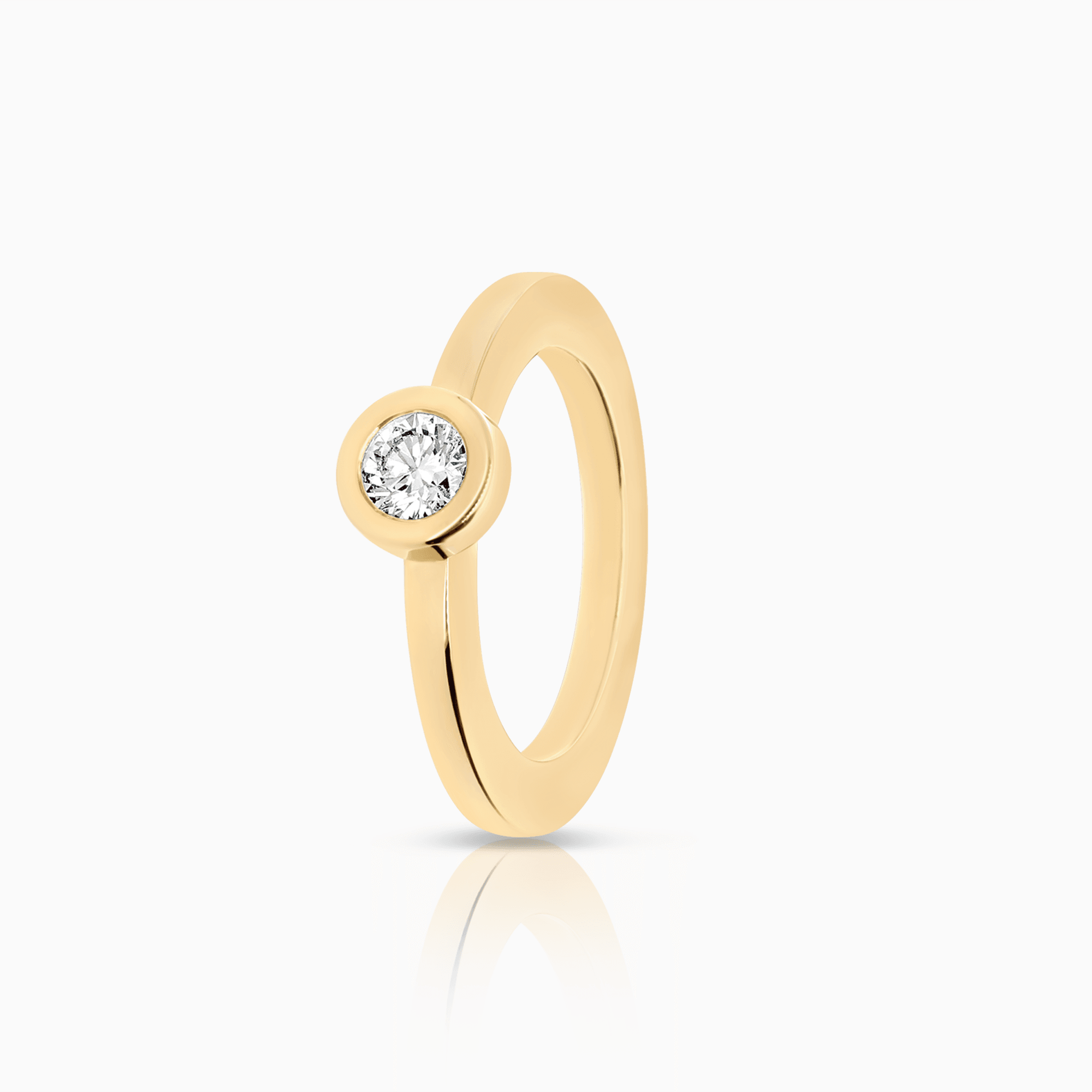 Efva Attling The Wedding Thin Ring 0,30ct 18K gull