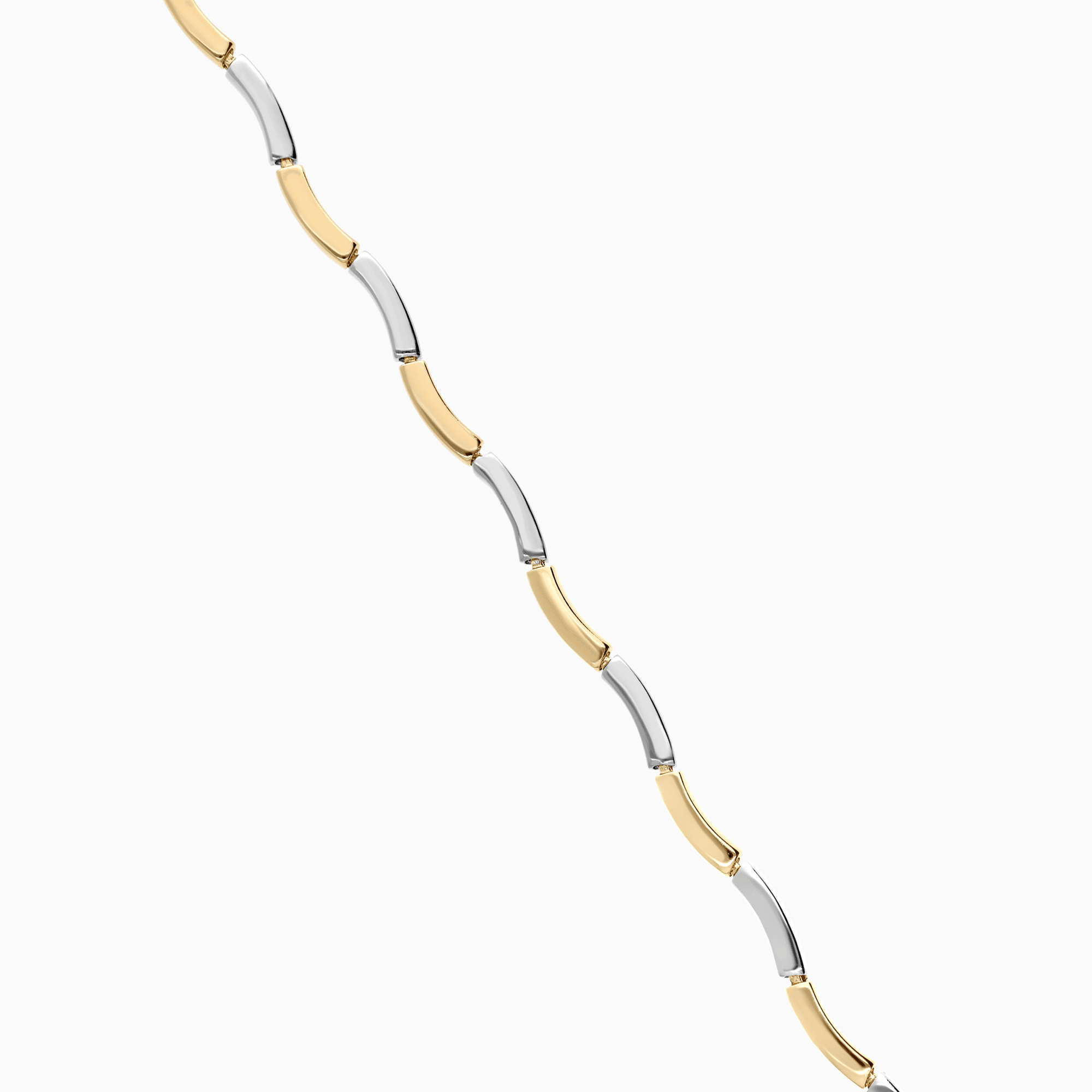 Fantasy bracelet 4.48g 14K yellow/white gold