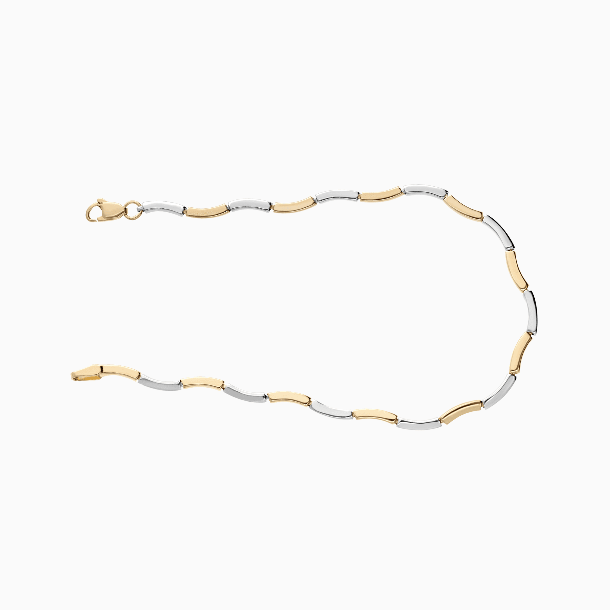 Fantasy bracelet 4.48g 14K yellow/white gold