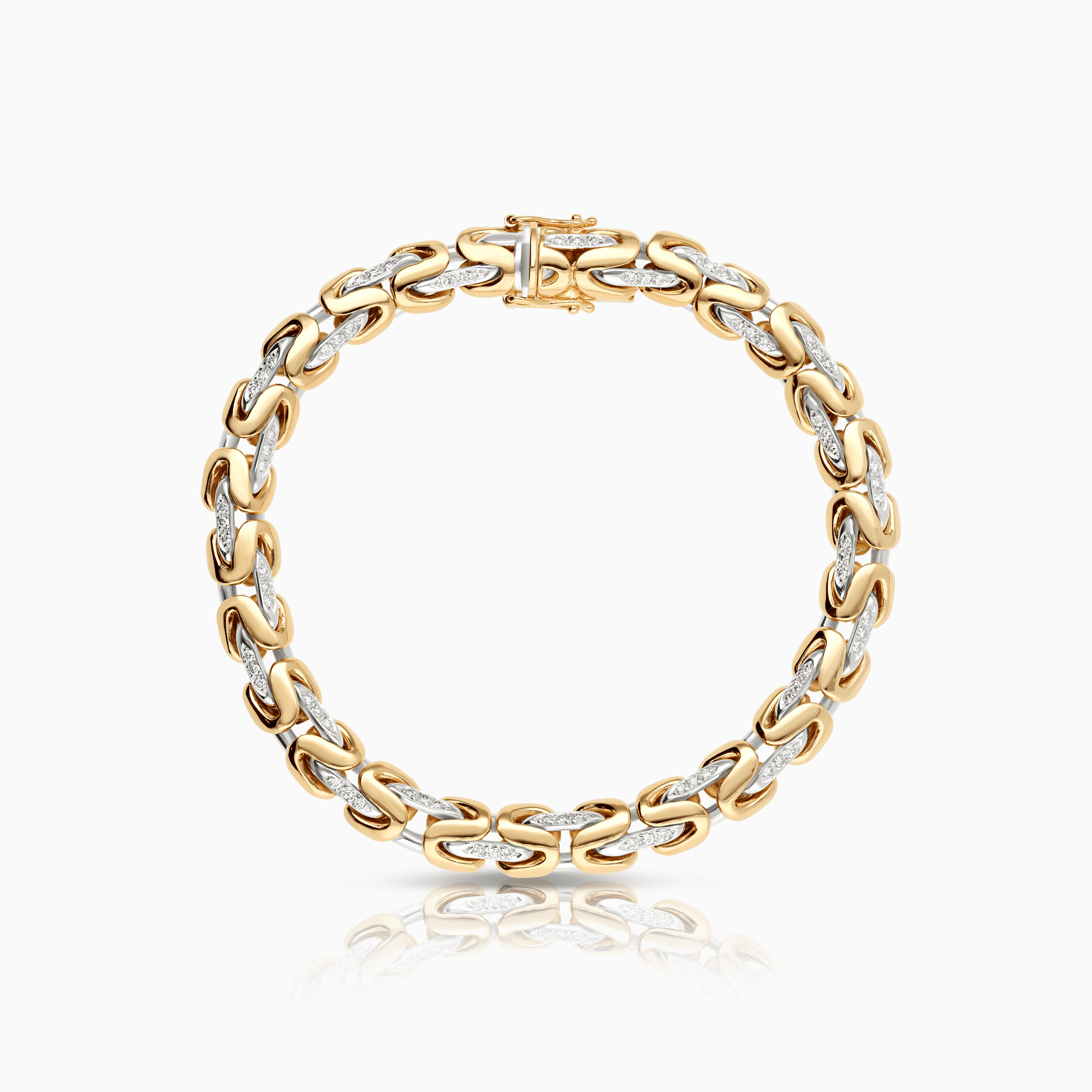 Diamond bracelet 0.78ct 18K gold
