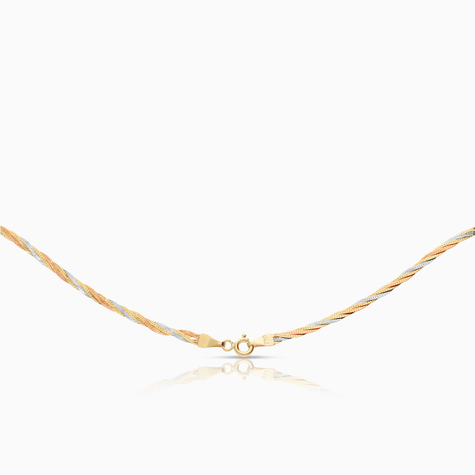 Fantasy link 4.08g 18K yellow/white/rose gold