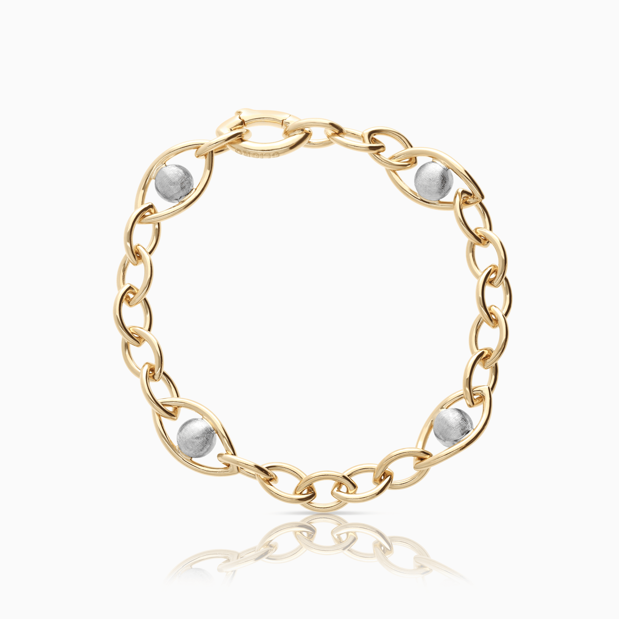 Fantasy bracelet 14.20g 18K gold