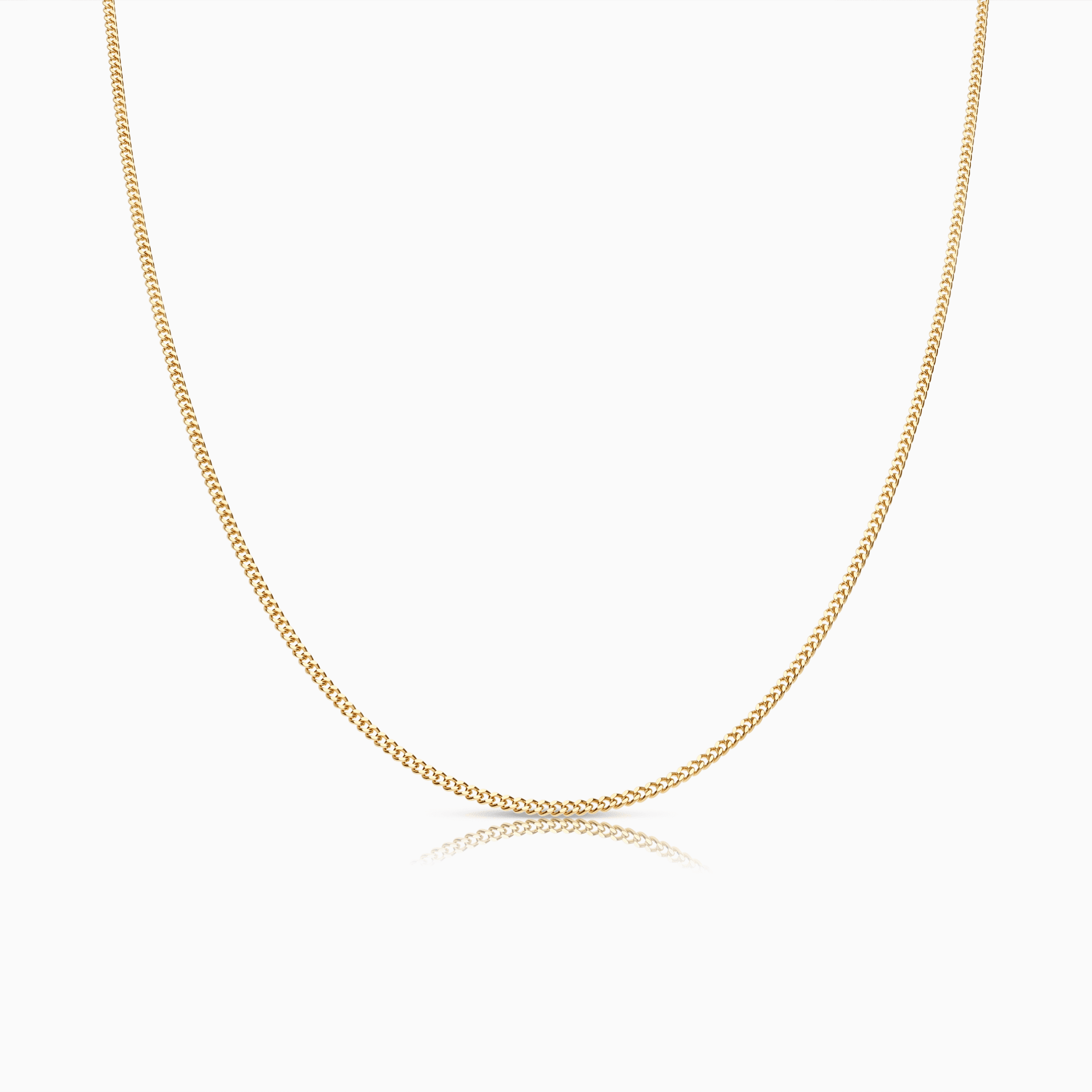 Curb chain 51.5cm 18K gold