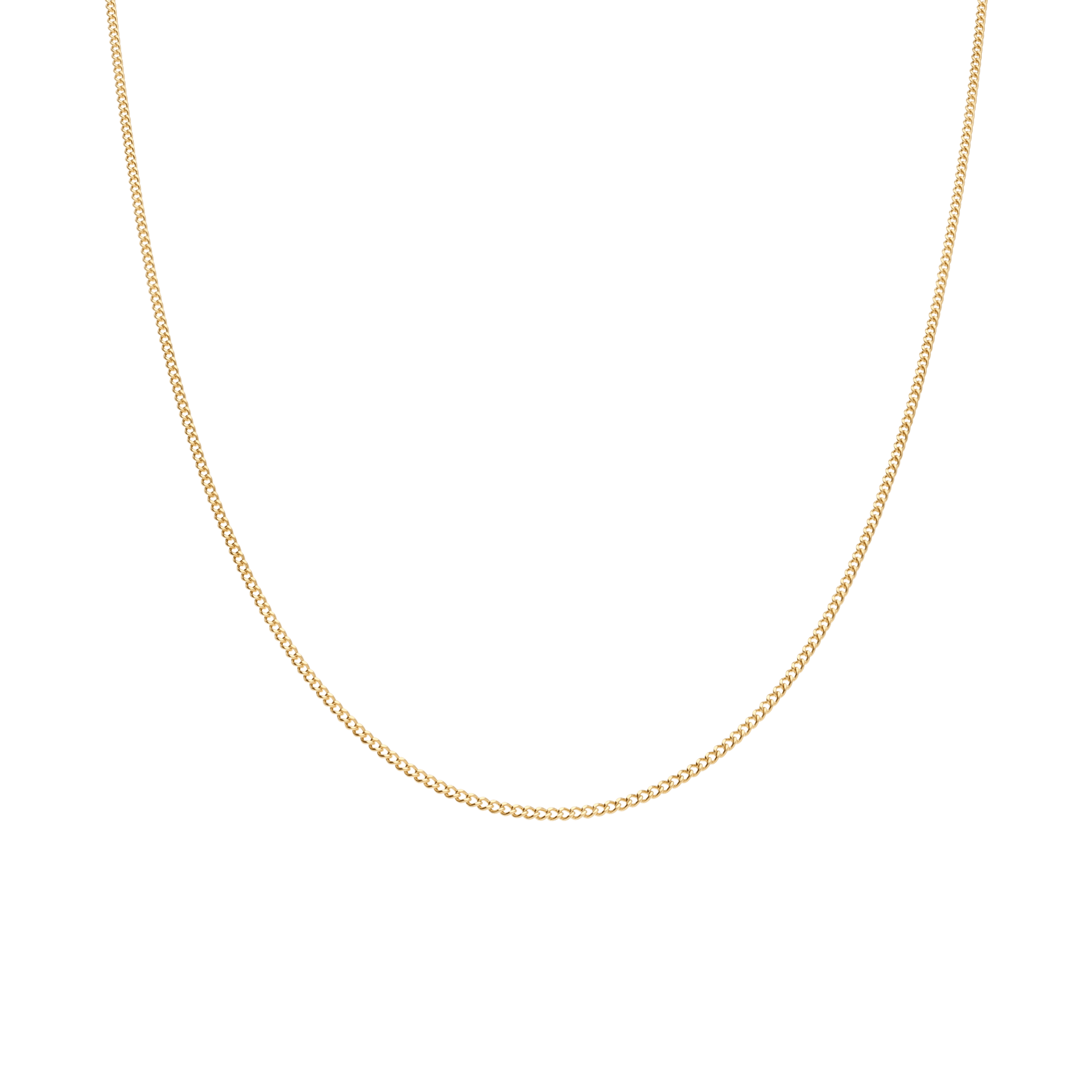 Curb chain 40.5cm 18K gold