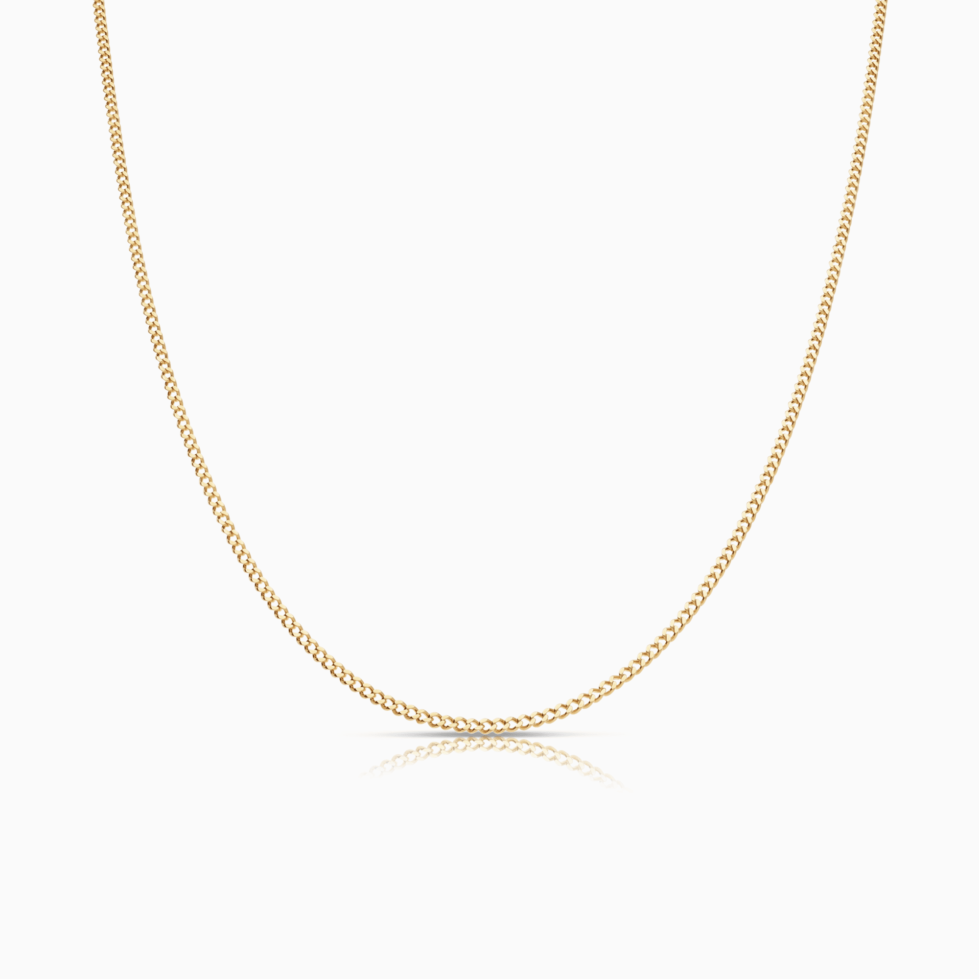 Curb chain 57.5cm 18K gold