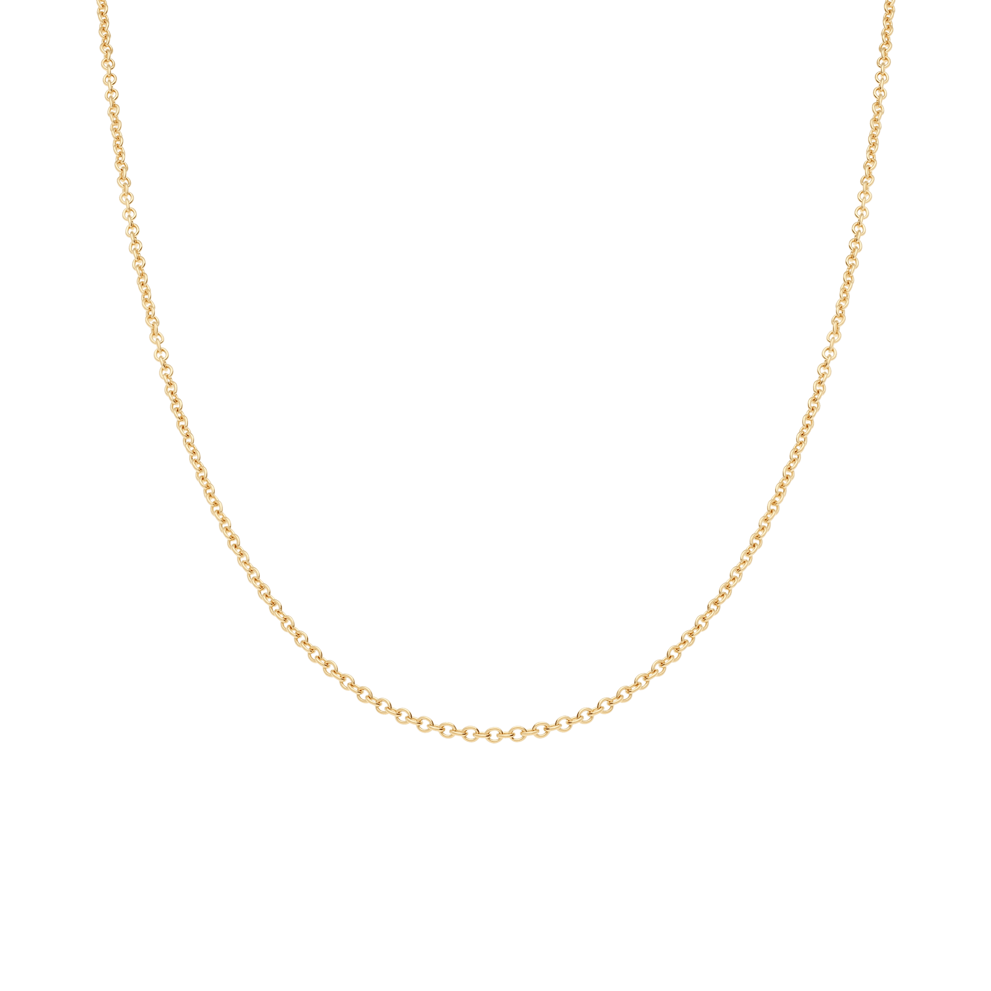 Cable chain 39cm 18K gold