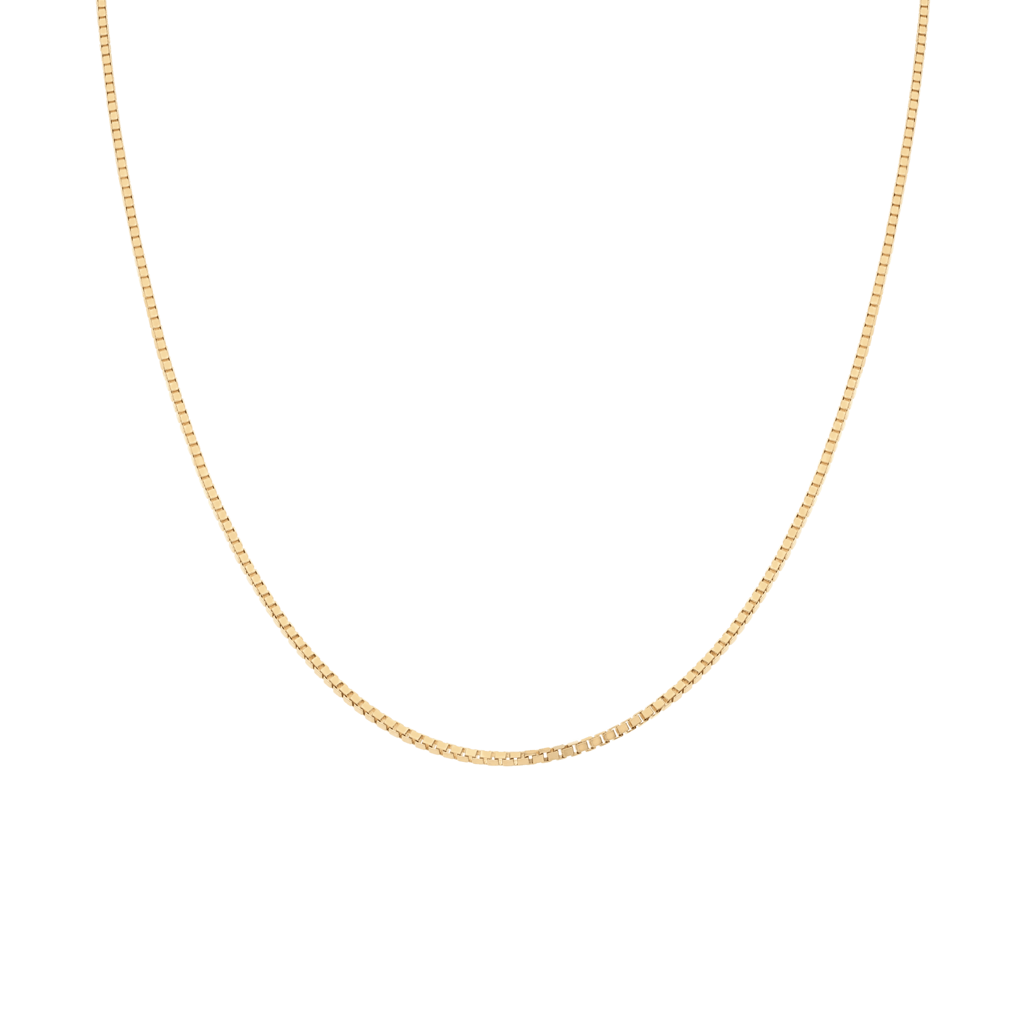 Box Chain 45.5cm 18K Gold