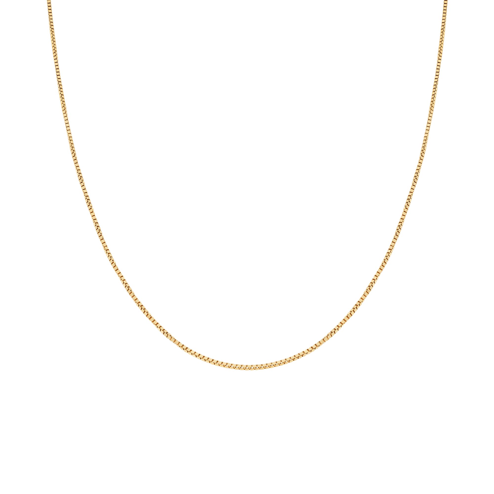 Box Chain 43.5cm 18K gold