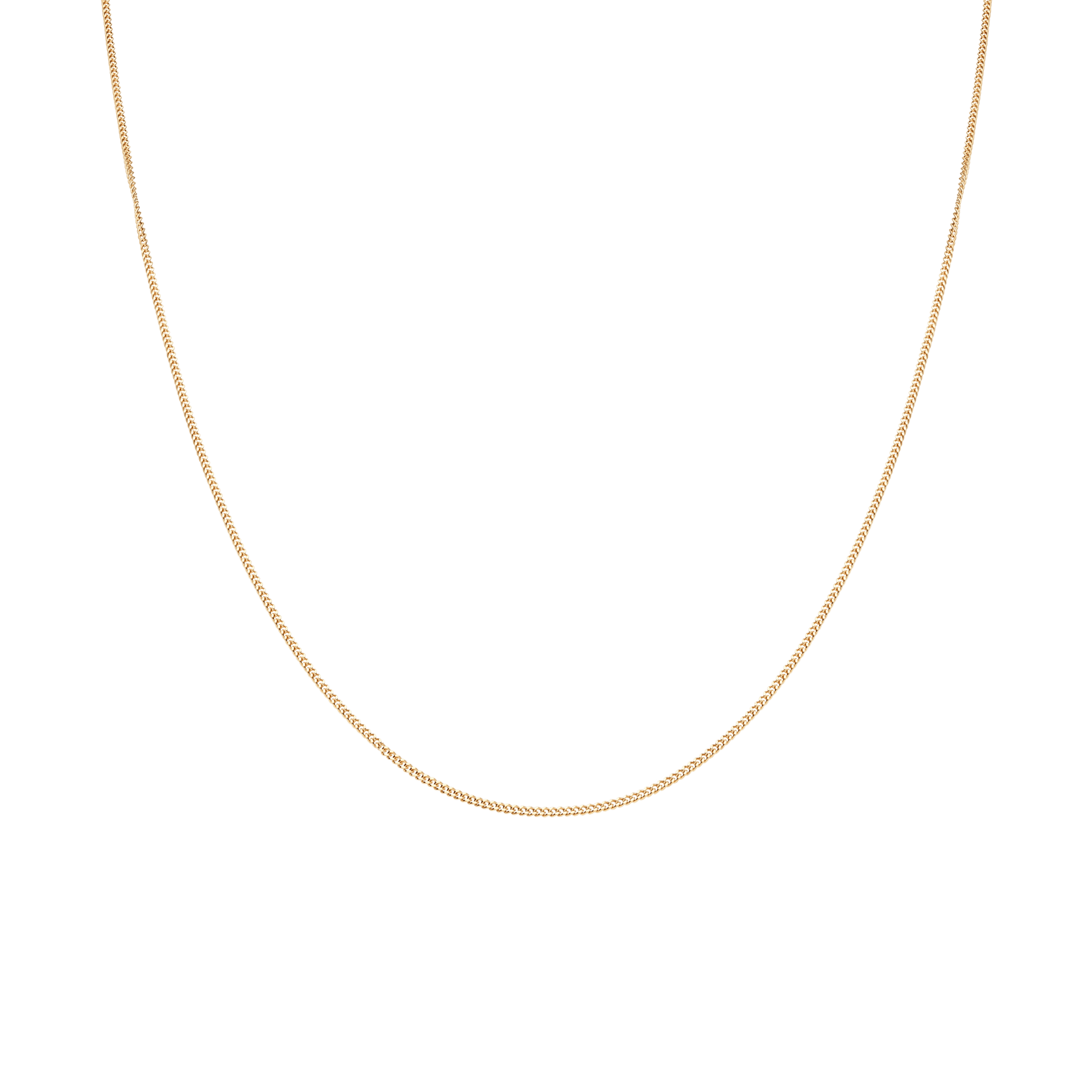 Pansarlänk 40cm 18K guld