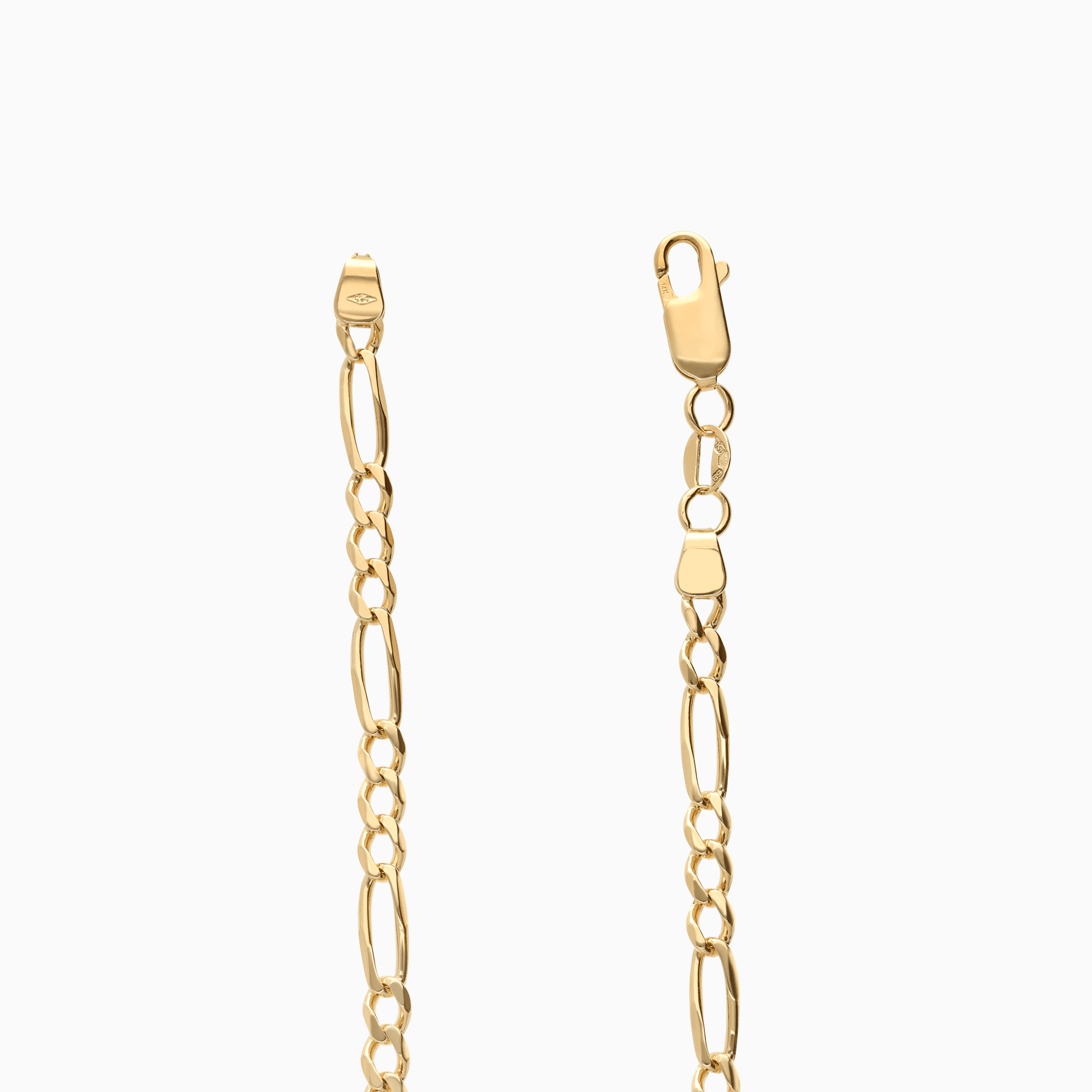 Figaro bracelet 4.86g 14K gold