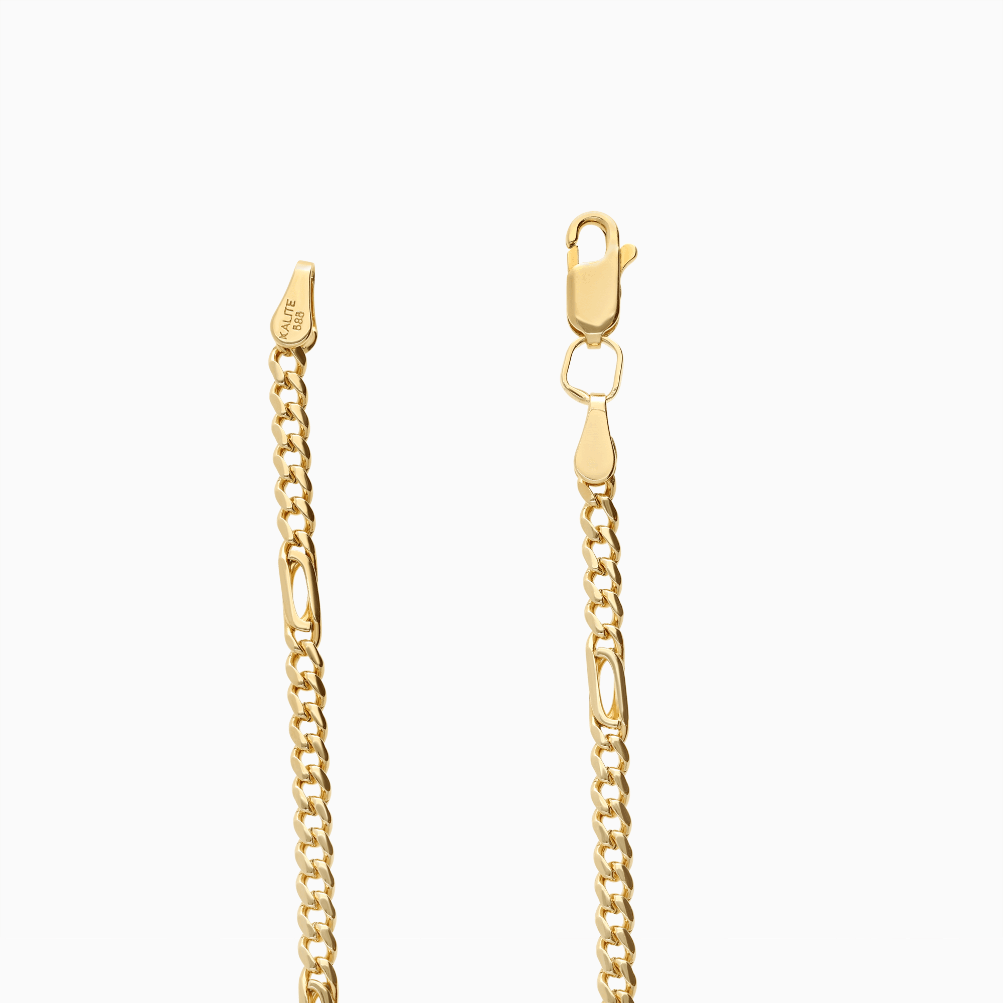 Figaro bracelet 7.25g 14K gold