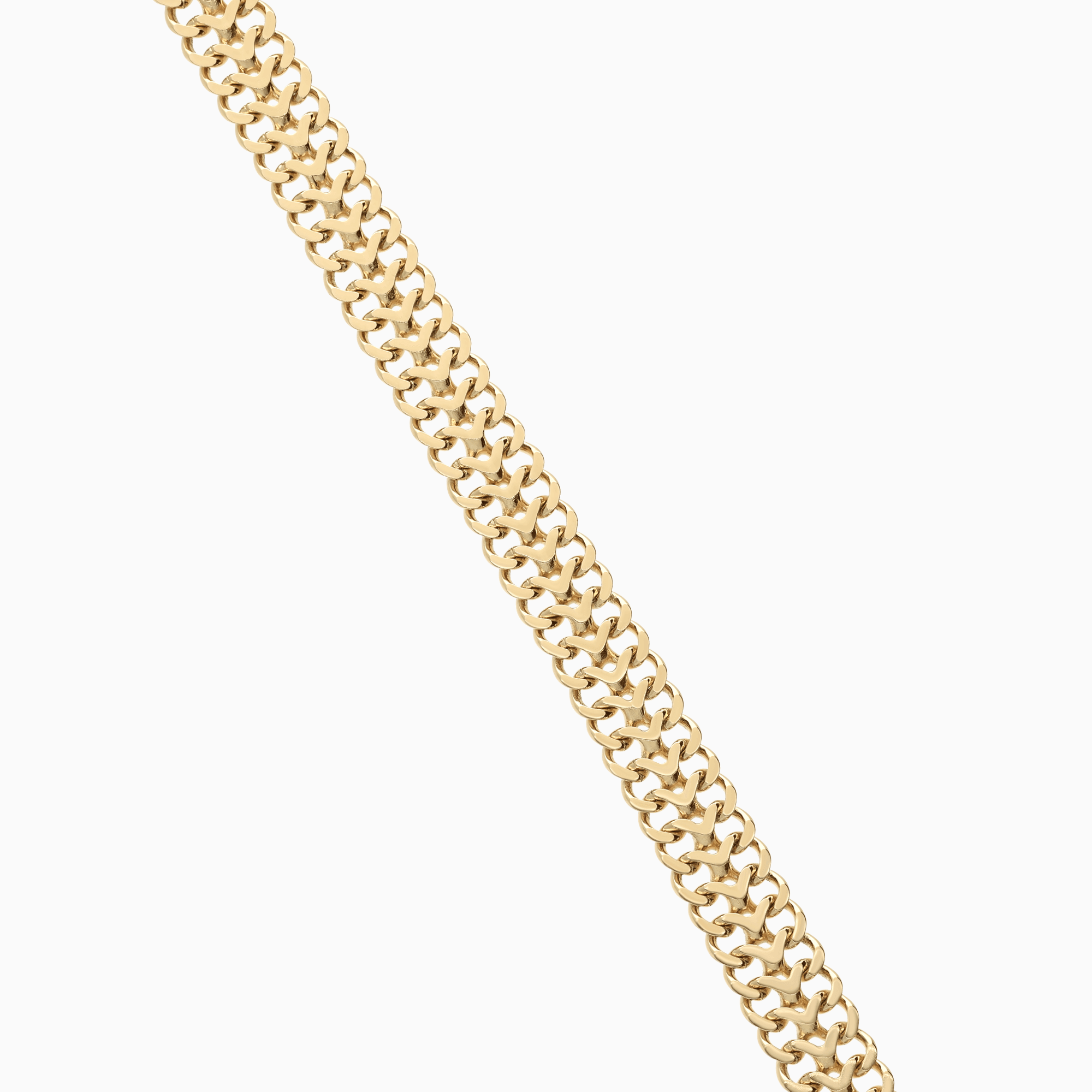 Fishbone bracelet 14.42g 18K gold
