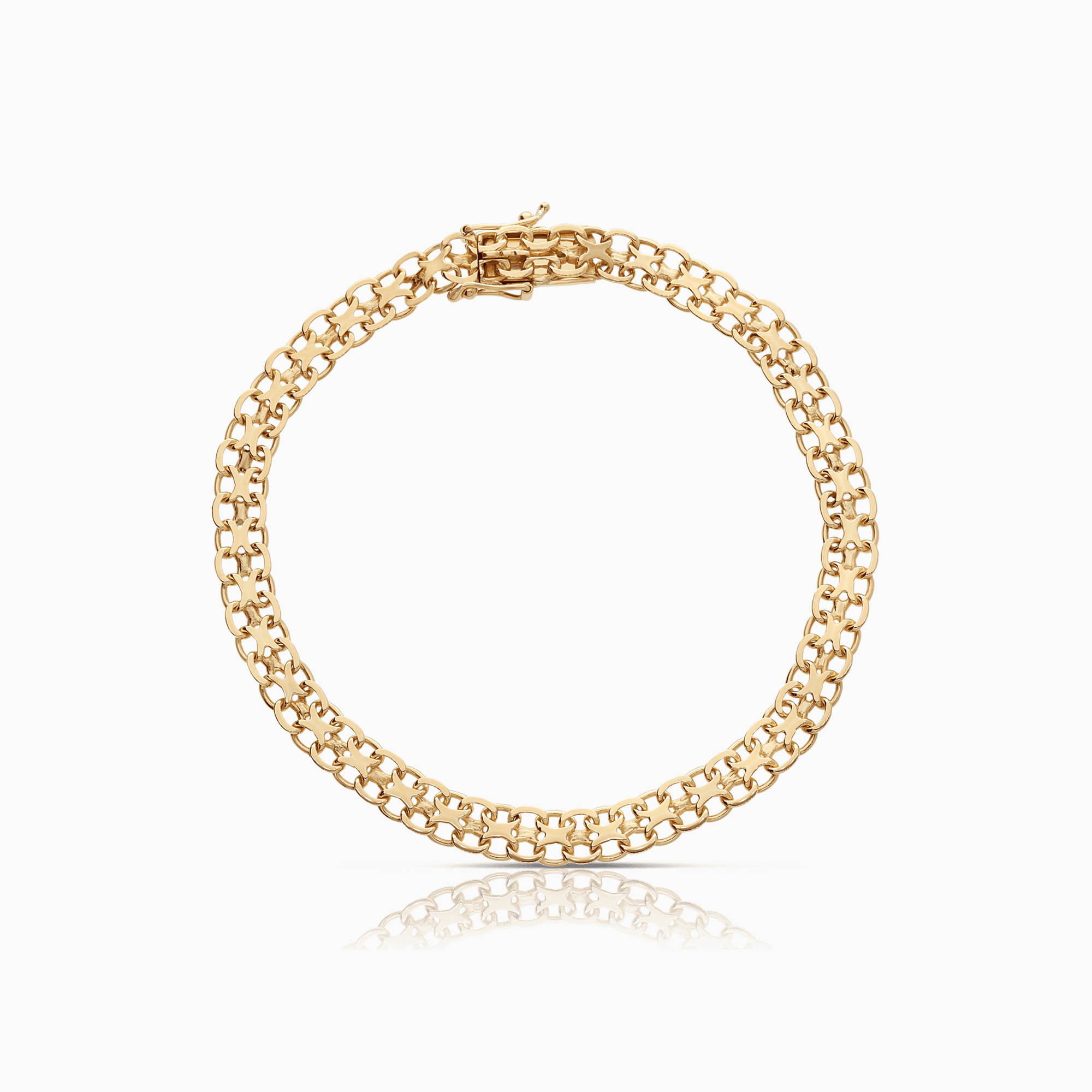 X-link bracelet 7.40g 18K gold